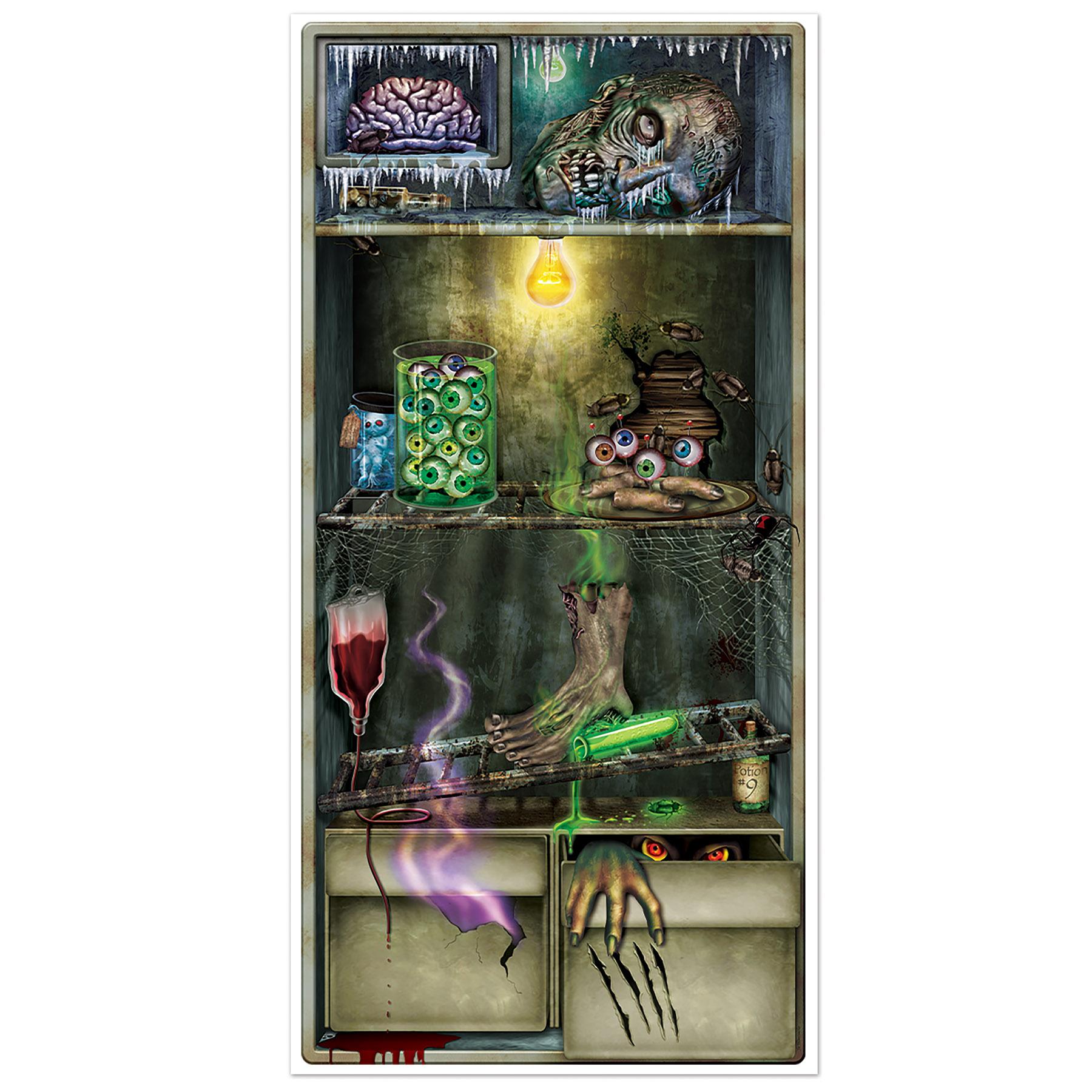 12-Pack Beistle Halloween Refrigerator Door Covers - Spooky Holiday Decor for Kitchen & Party Decorations