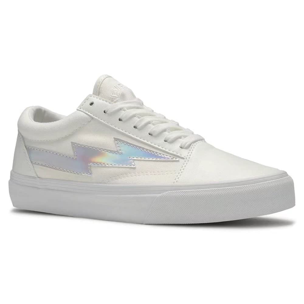REBGO Revenge X Storm 3M Reflective Old School Sneakers - Retro Skate Shoes for Men & Women | Perfect for Streetwear, Skateboarding & Casual Fashion