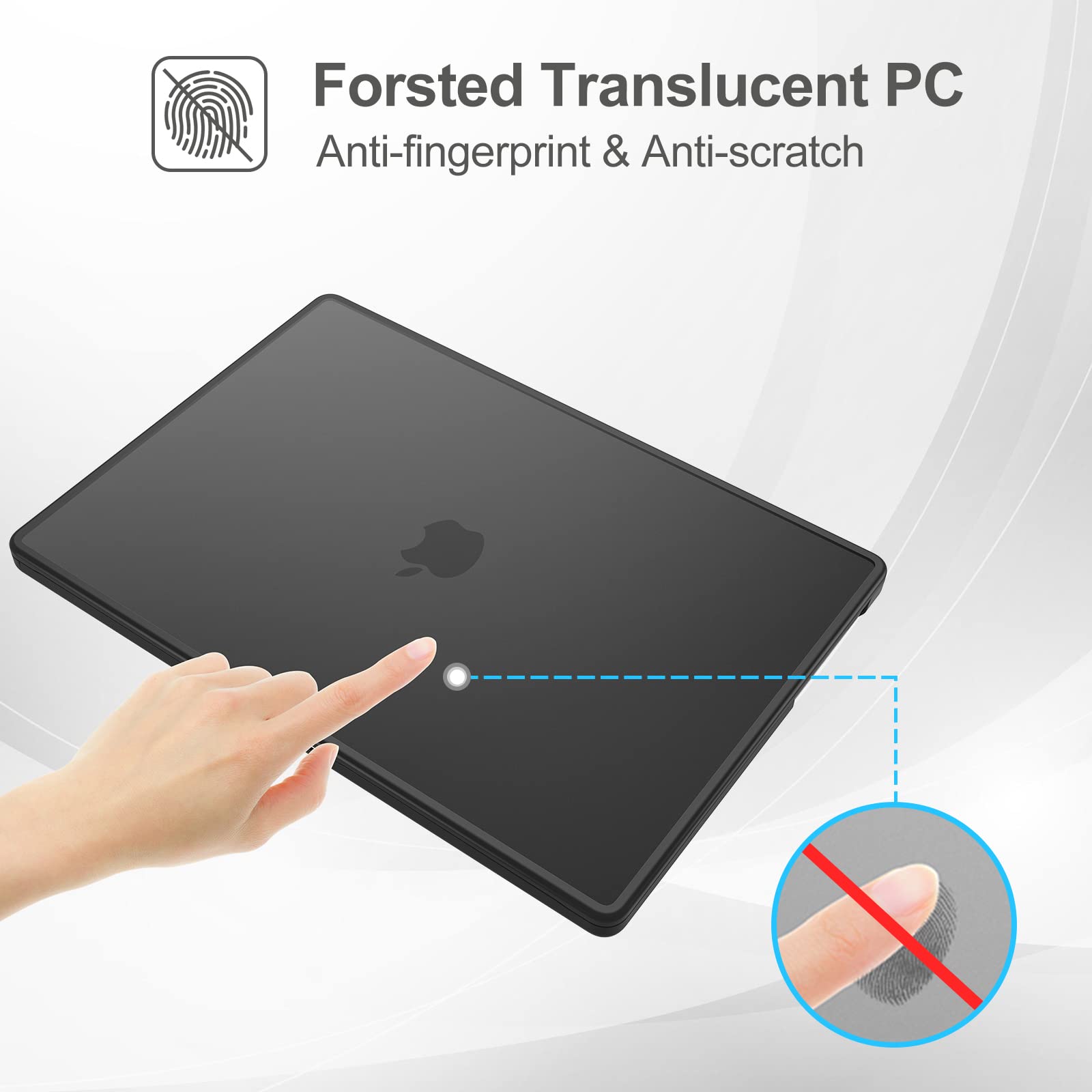 ProCase MacBook Pro 16 Inch Protective Case (2021-2022 Model A2485) - Shockproof & Scratch-Resistant Cover with Precise Cutouts | Perfect for Work, Travel & Everyday Use
