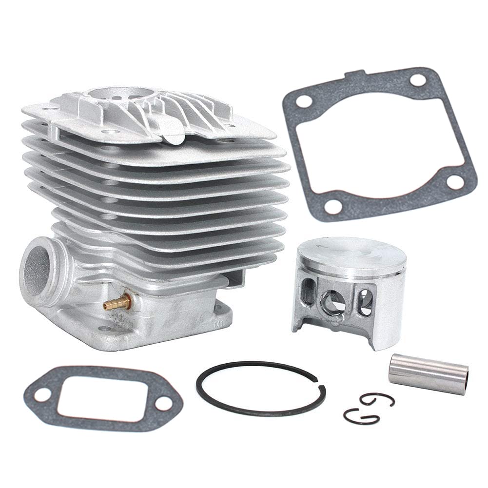SeekPro 50mm Cylinder Piston Kit for Dolmar Power Cutter Saw PC7312 PC7314 PC7330 PC7335 PC7335C PC7430 PC7435 - Replacement Part 394130013 394130014 394130015 394130053 394130140 394137016 - Perfect for Chainsaw Repair & Maintenance