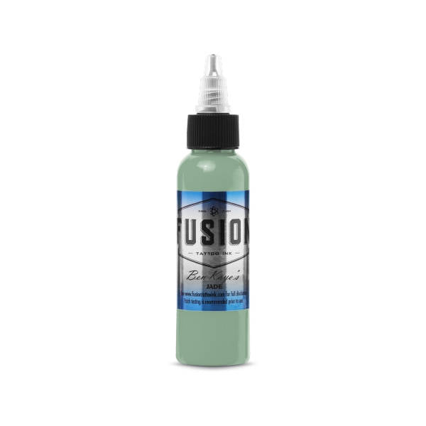 Fusion Ben Kaye Jade Ink 1oz - Premium Tattoo Ink for Professional Artists - Perfect for Tattooing, Body Art & Permanent Makeup