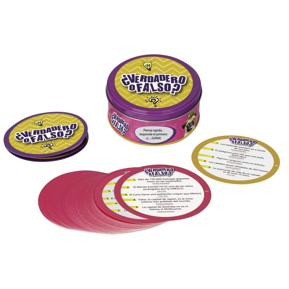 Cefa Toys True or False Game (21861) - Fun Family Trivia Game for Kids & Adults, Perfect for Parties & Game Nights