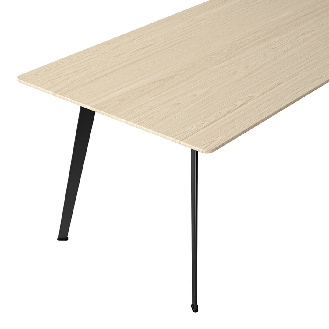 Modern Rectangular JW Dining Table - Solid Wood Kitchen Table for 6-8 People - Perfect for Family Dinners & Entertaining Guests