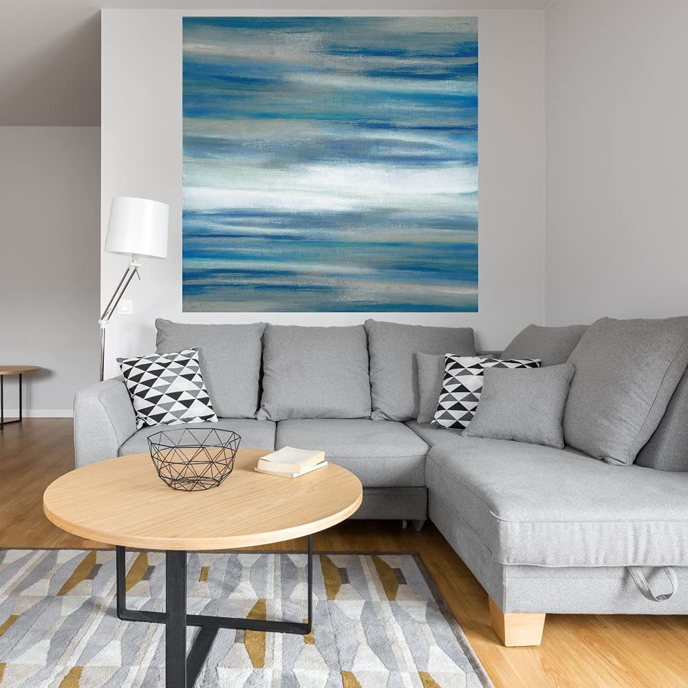 Sanibel Waters Fine Art Canvas Wall Decor by Judith Shapiro - 48x48 Inches - Ready to Hang - Perfect for Living Room, Bedroom, Office & More - Coastal Home Decor & Beach House Wall Art