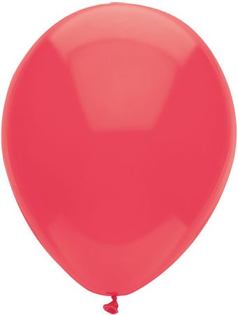 Watermelon Red 11 Inch Latex Balloons - Pack of 100 | Premium Quality Red Balloons for Birthday Parties, Baby Showers & Wedding Decorations