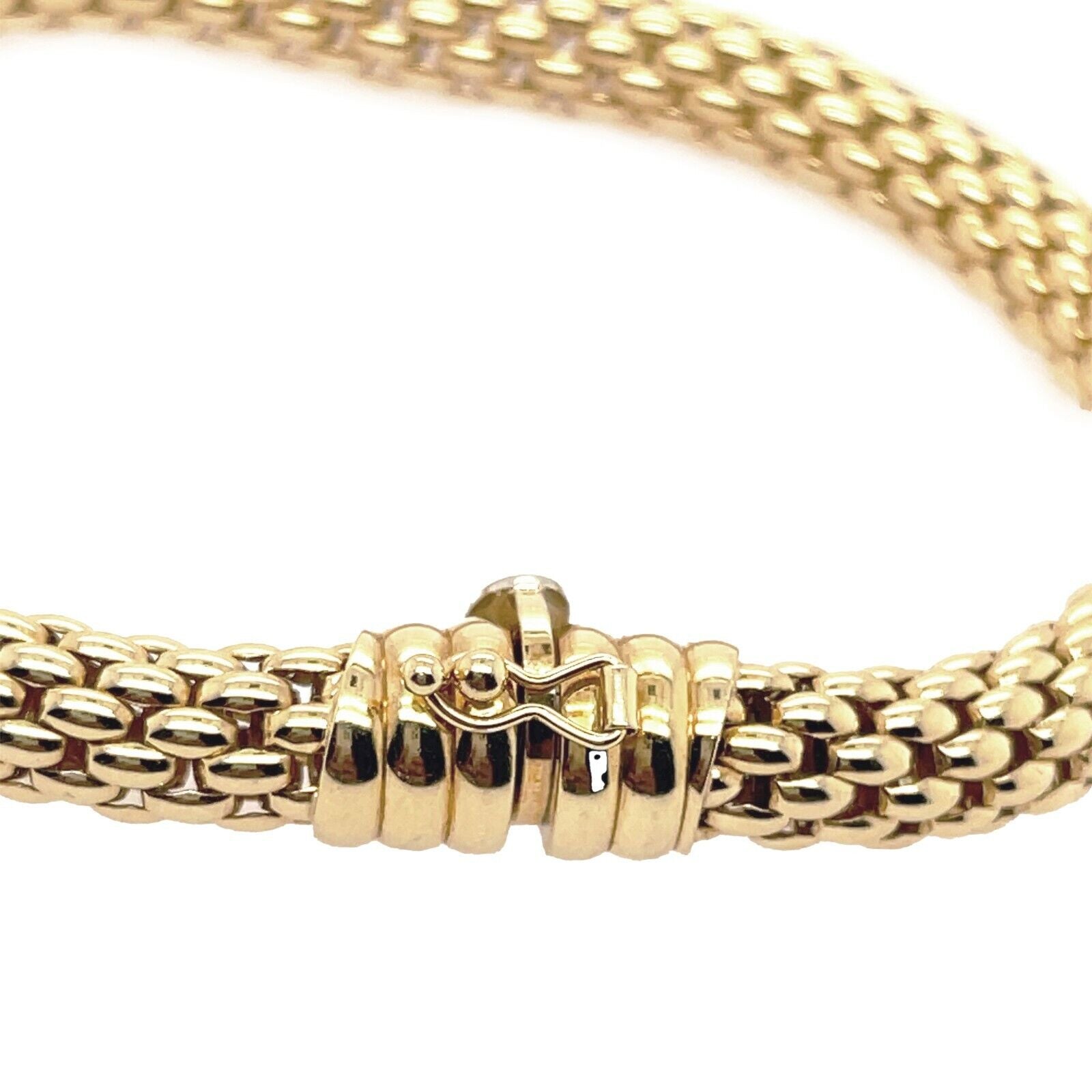 FOPE Kaleida Collection Flex'it 18K Yellow Gold Bracelet - 18.65 DWT | Luxury Italian Jewelry for Women, Elegant Gift for Anniversary & Special Occasions