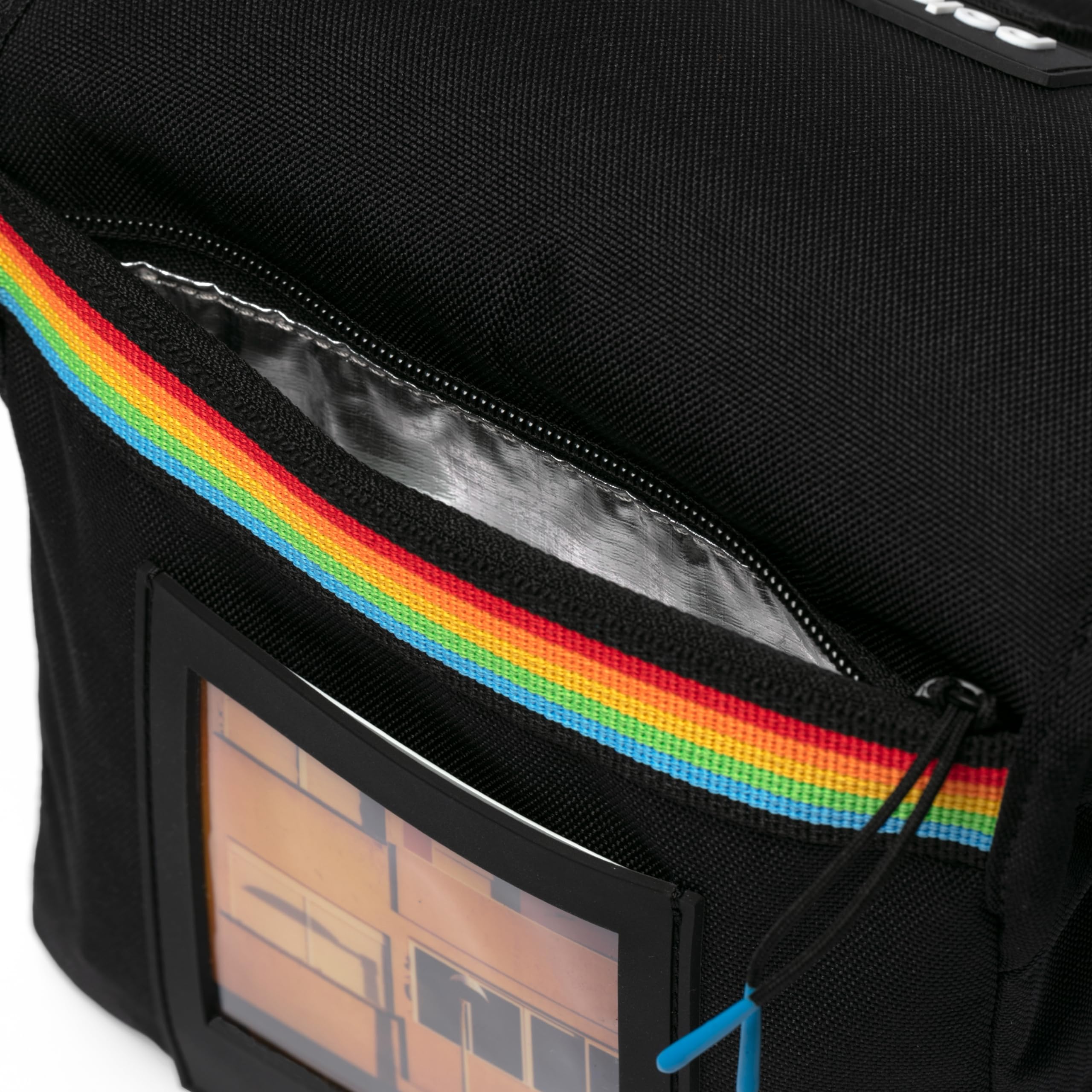**Vintage Polaroid Box Camera Bag - Black, Waterproof & Durable for Instant Film Cameras - Perfect for Travel, Photography Enthusiasts & Everyday Use**