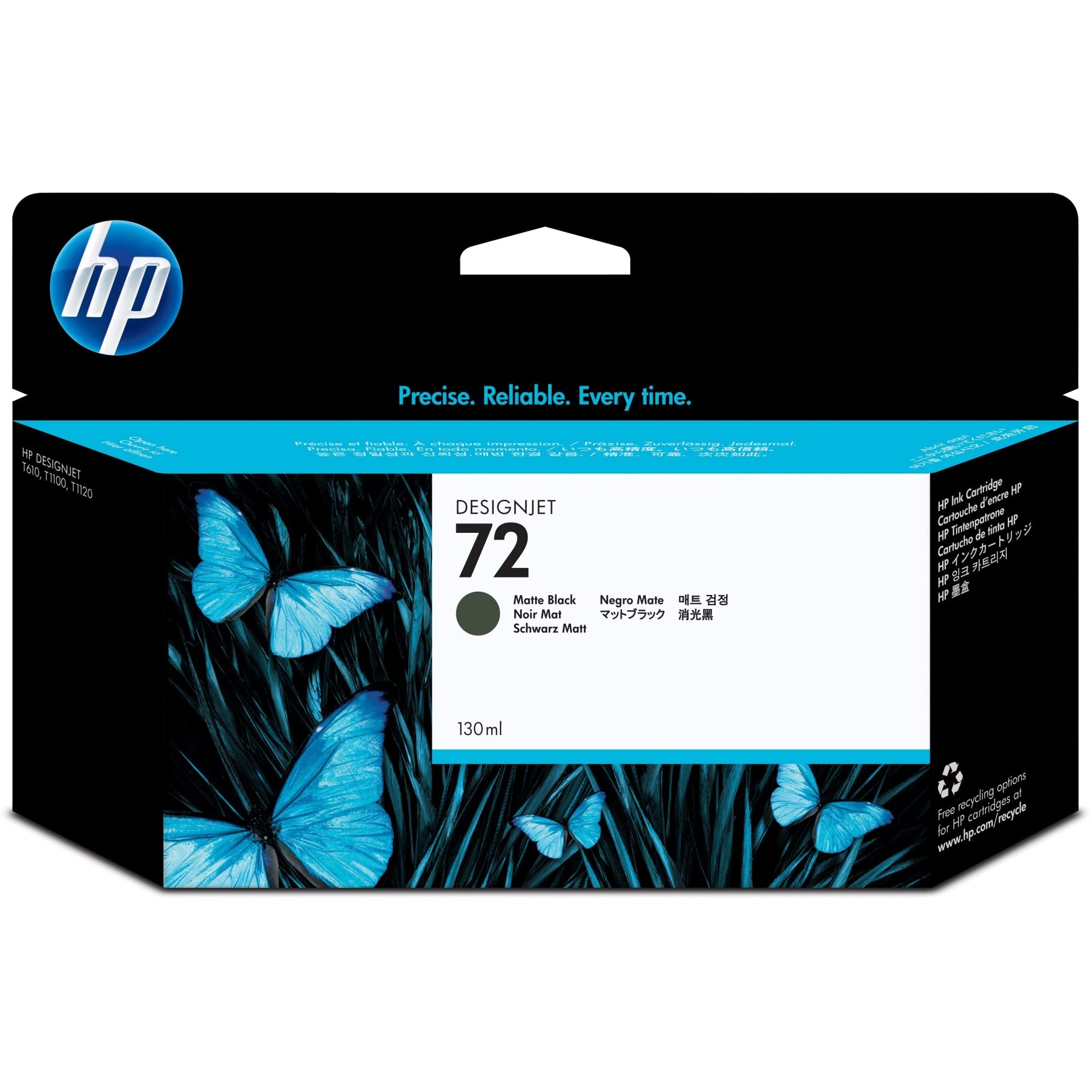 Original HP 72 Ink Cartridge (C9403A) - High-Quality Replacement for HP Printers | Perfect for Home, Office & School Printing Needs