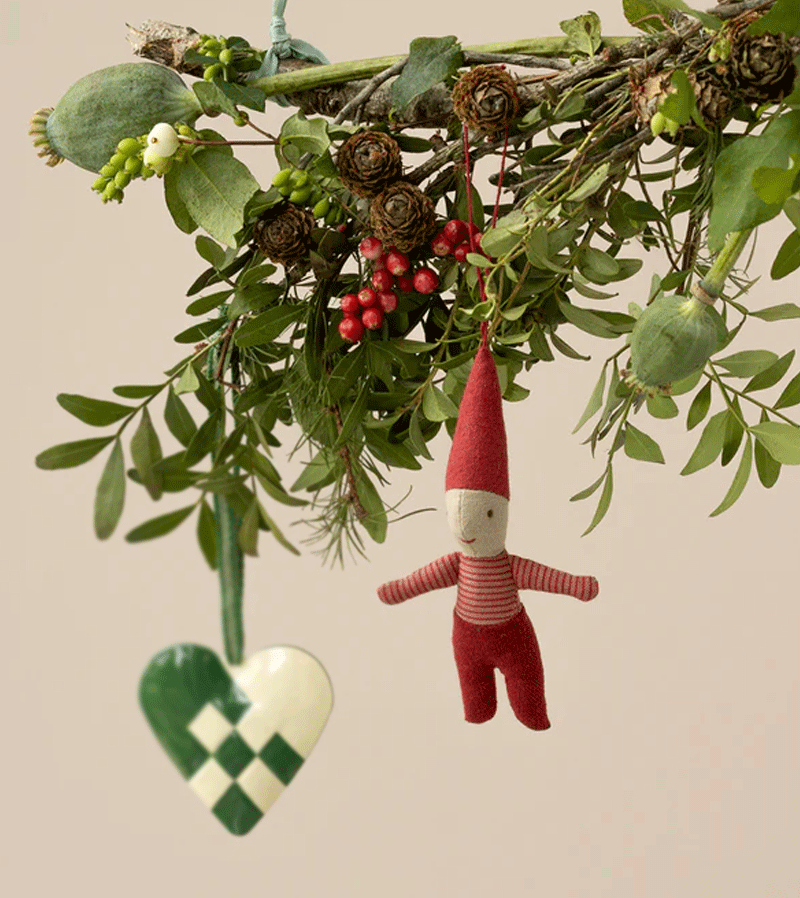 Adorable Soft Pixy Boy Ornament by Maileg - Perfect for Christmas Tree Decor, Nursery Room, and Kids' Gift Ideas