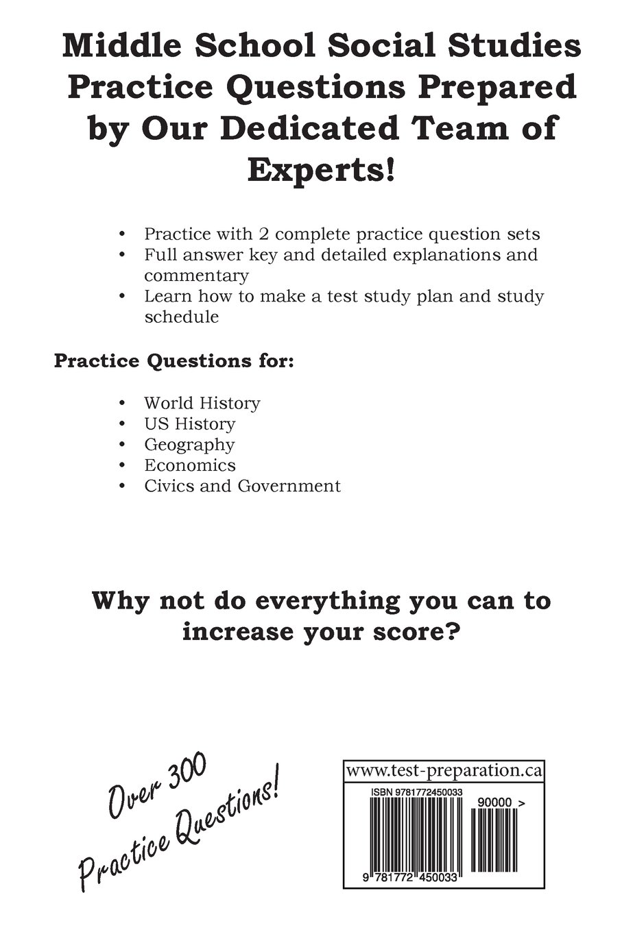 PRAXIS Middle School Social Studies Skill Practice Workbook - Test Prep & Study Guide for Social Studies Teachers & Students | Classroom & Homeschool Learning Aid
