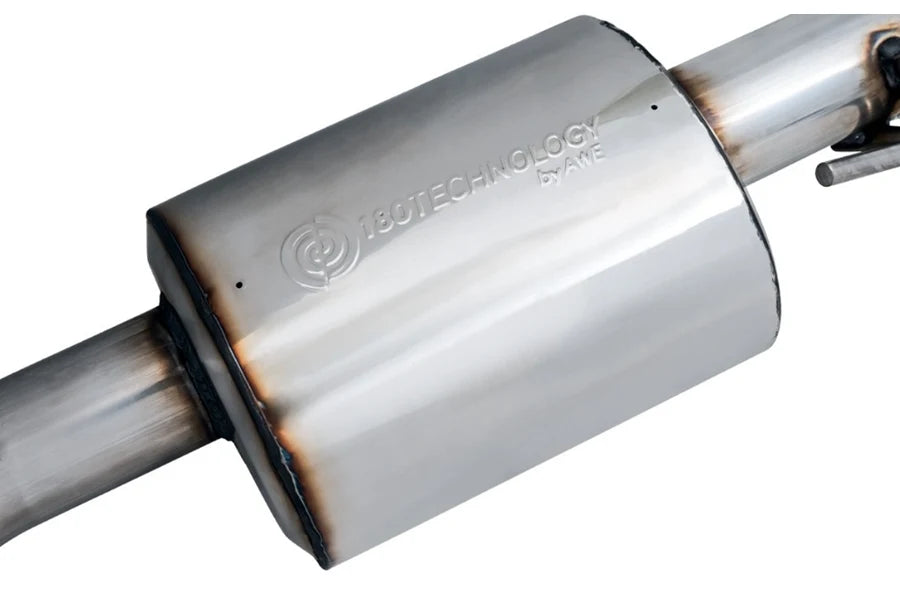 AWE Tread Edition Cat Back Dual Exhaust System with Diamond Black Tips for Jeep Gladiator JT 3.6L - Enhanced Performance & Aggressive Sound for Off-Road Adventures