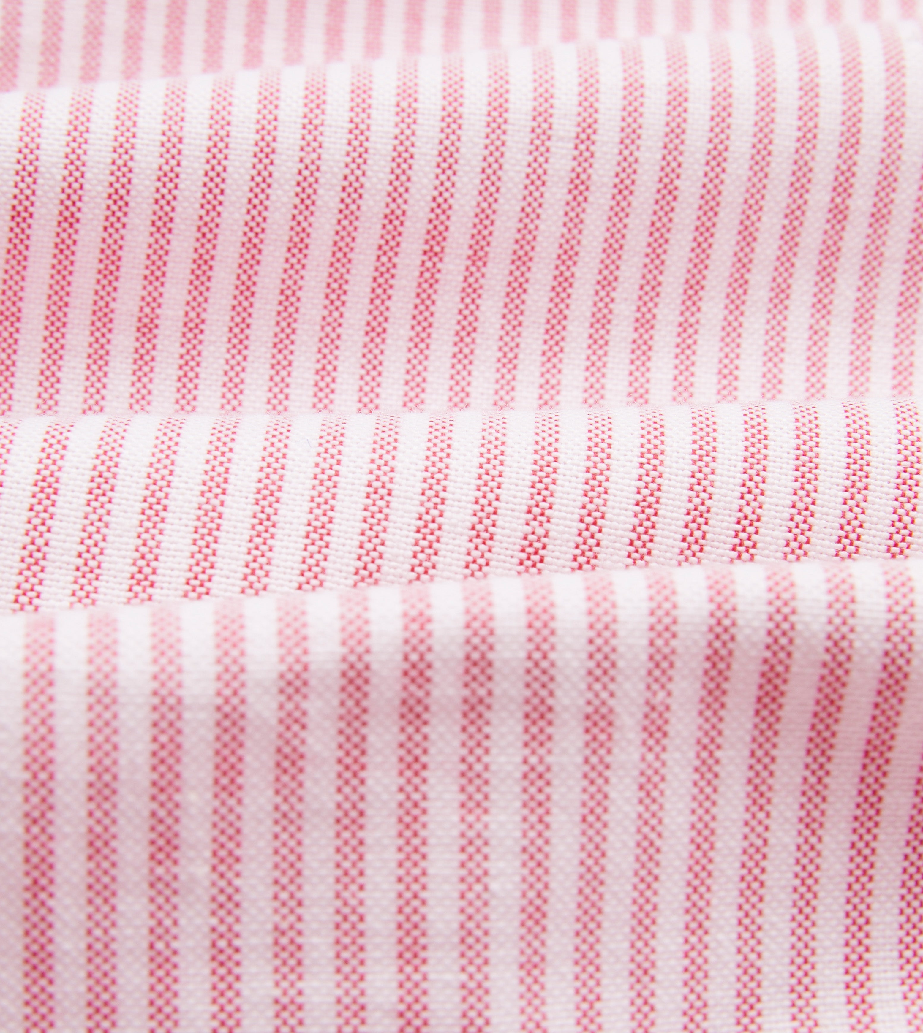 Pink Ticking Stripe Cotton Oxford Button Down Shirt for Women - Classic Casual & Office Wear - Perfect for Business, Dating and Daily Outfits