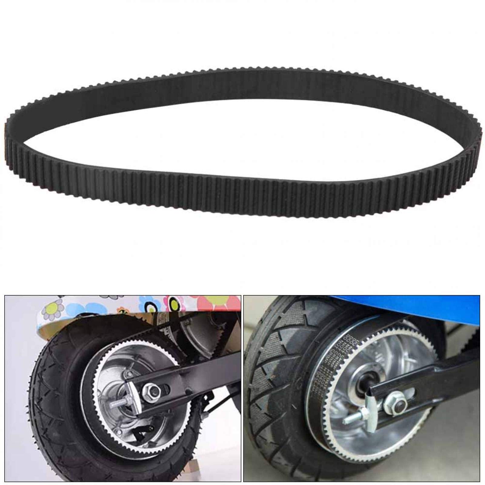 Premium Electric Scooter Drive Belt - Lightweight Rubber Motor Belt for Small E-Scooters (Black) | Durable Replacement Part for Commuting & Urban Transportation