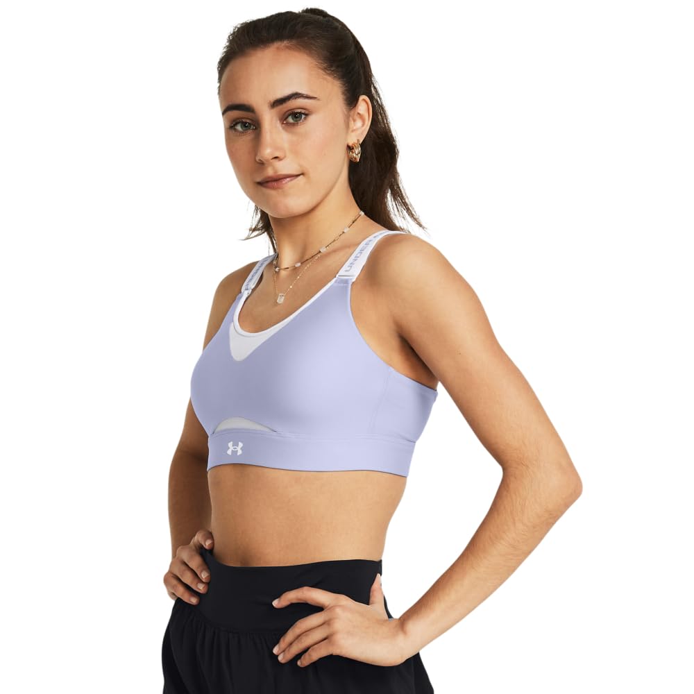 Under Armour Women's Infinity High Impact Sports Bra (Cup Size A-C) - Ideal for Running, HIIT & High-Intensity Workouts