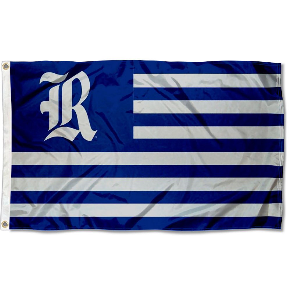 College Flags & Banners Co. Rice Owls Stars and Stripes American Flag - Perfect for Game Day, Tailgating & College Spirit Decor