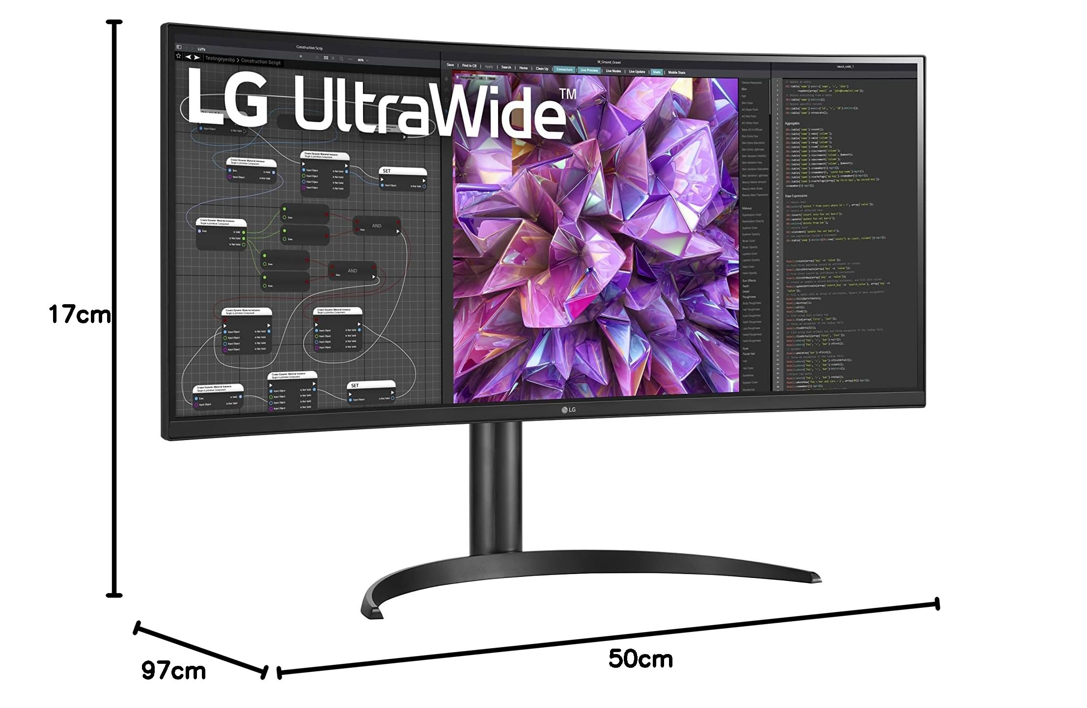LG 34WQ75X-B 34-Inch UltraWide IPS Monitor (86.72 cm) with Anti-Glare Display & White LED Backlight - Perfect for Home Office, Gaming, and Multitasking