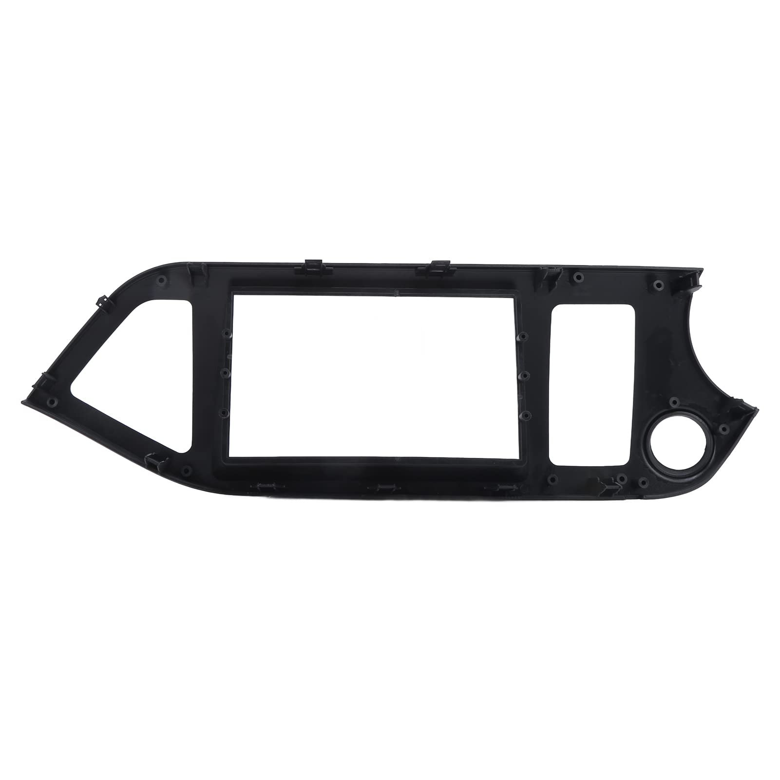 Premium Double DIN Radio Frame for Kia Picanto Morning 2011 - ABS Stereo Fascia Trim with Luxurious Finish | Perfect Car Audio Upgrade & Dashboard Replacement