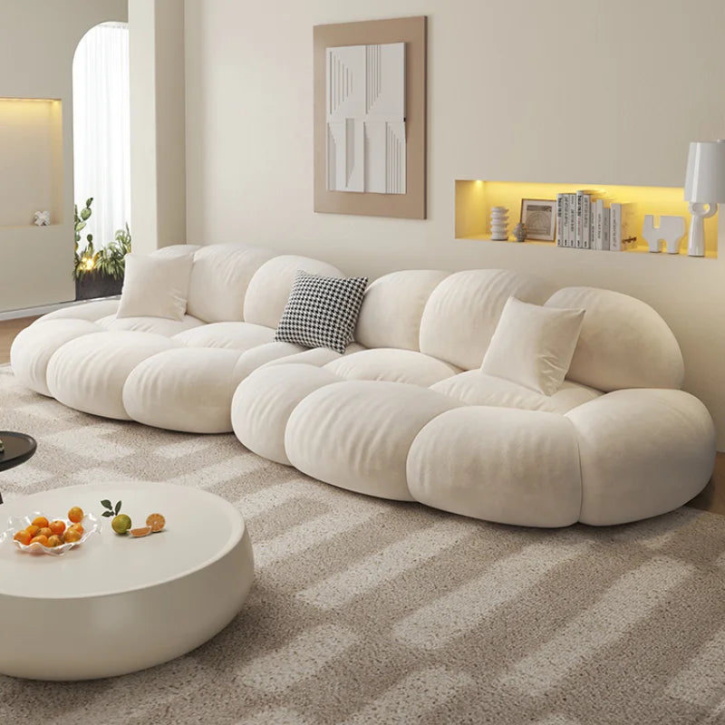 Modular Loveseat for Living Room - Contemporary Velvet Sofa Set with Chaise Lounge | Perfect for Small Spaces, Apartments & Cozy Home Decor