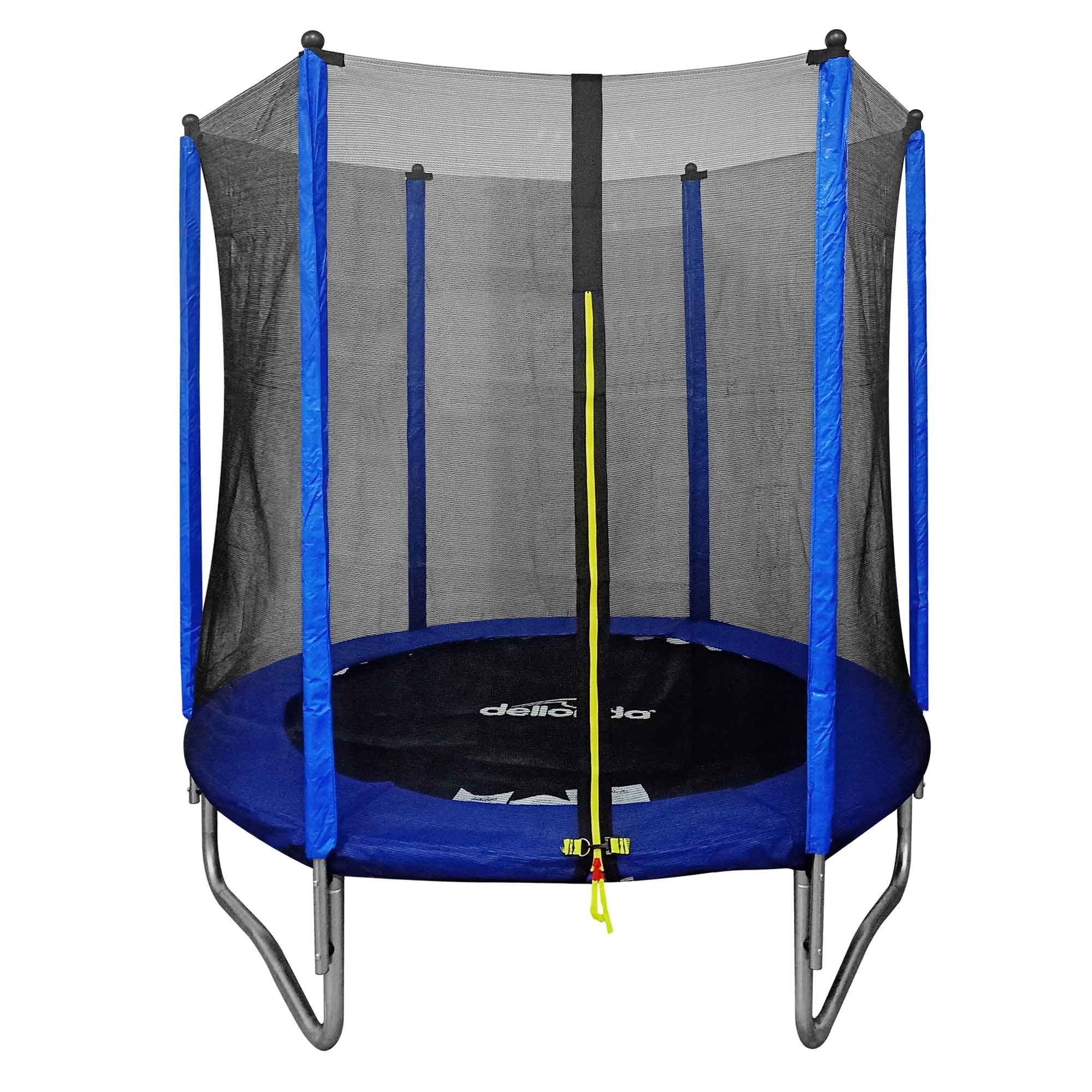 8ft Heavy Duty Outdoor Trampoline for Kids with Safety Enclosure Net - Includes Anchor Kit & Ladder DL93 | Durable Backyard Bounce Fun for Children's Playtime & Exercise