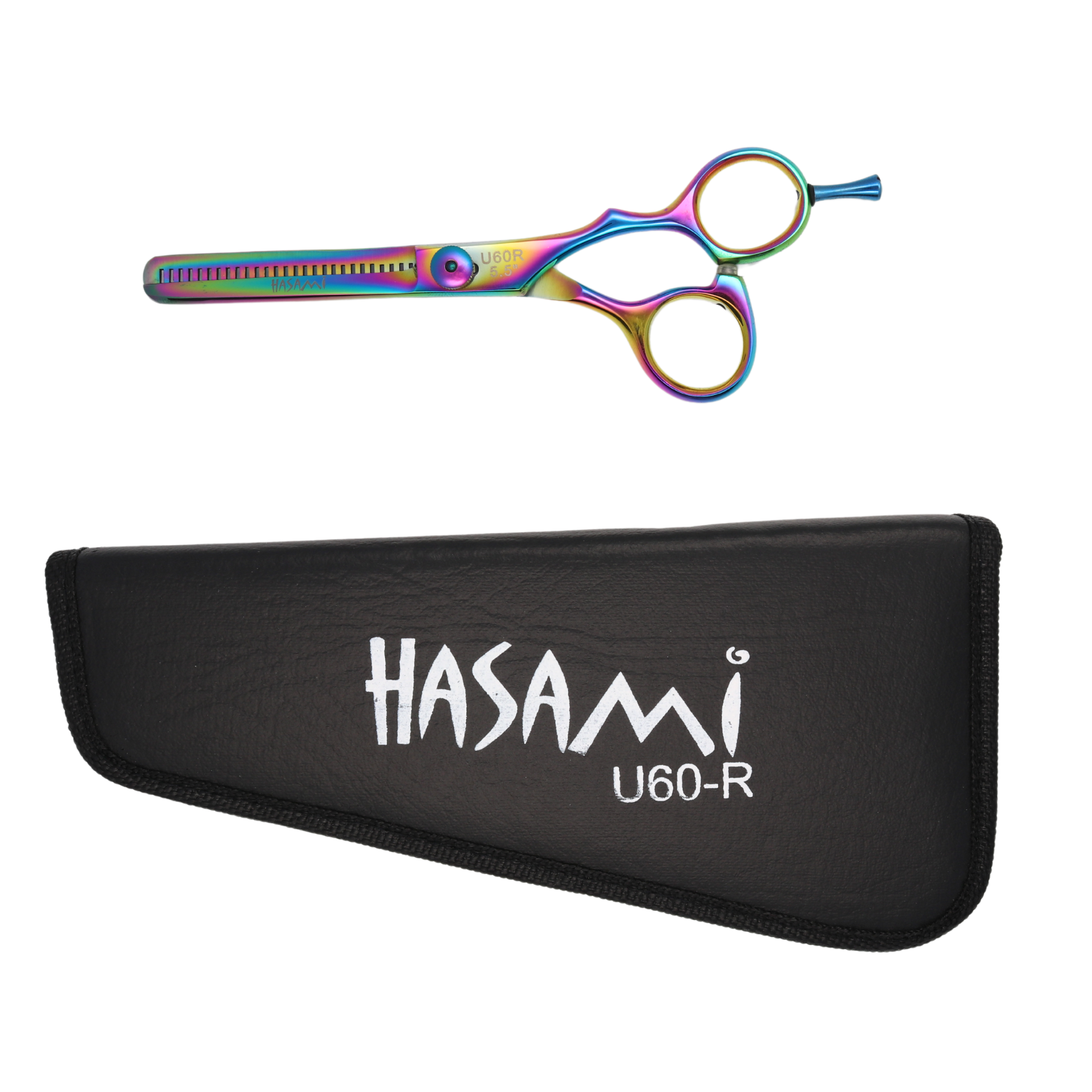 Professional 5.5 Inch Hair Cutting & Thinning Scissors - Titanium Coated Right-Handed Shears U60 R | Perfect for Salon Stylists & Home Haircuts