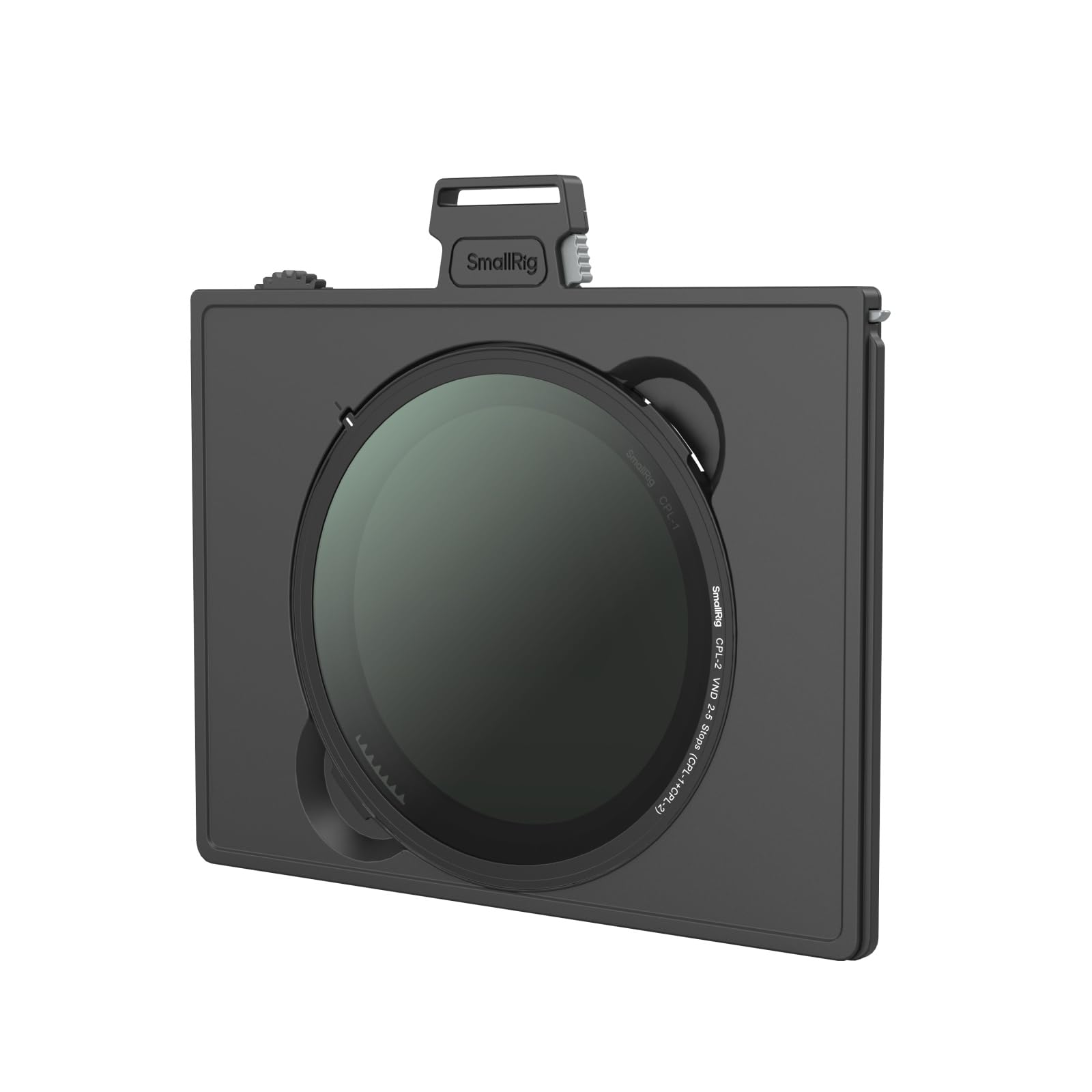 SmallRig Multifunctional VND Filter Tray Kit - Includes Filter Tray, CPL1 & CPL2 Filters, Magnetic Design, No X Cross HD Optical Glass - Compatible with SMALLRIG Matte Box 3556/3645/3641/3646-4415 - Perfect for Cinematic Filming, Photography, and Professional Video Production