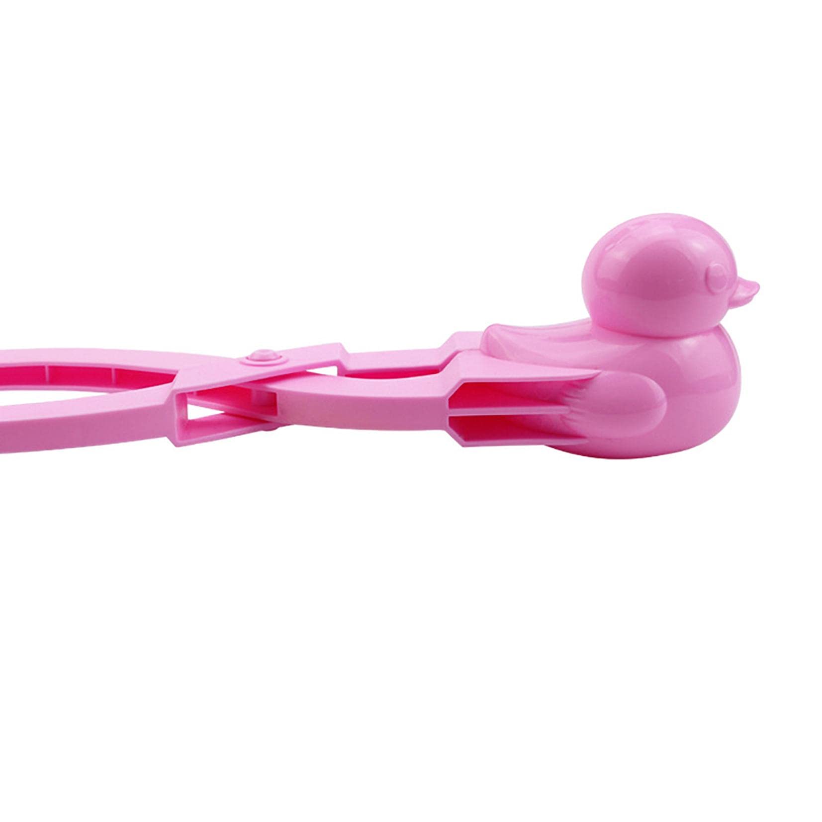 Sheralin9 Snowball Maker Tool - Little Duck Shaped Snow Ball Toys with Handle for Kids & Adults - Perfect for Christmas, Halloween & Birthday Gifts - Outdoor Winter Play & Snowball Fights (Pink) - Great for Backyard Fun, Family Gatherings & Winter Party Games