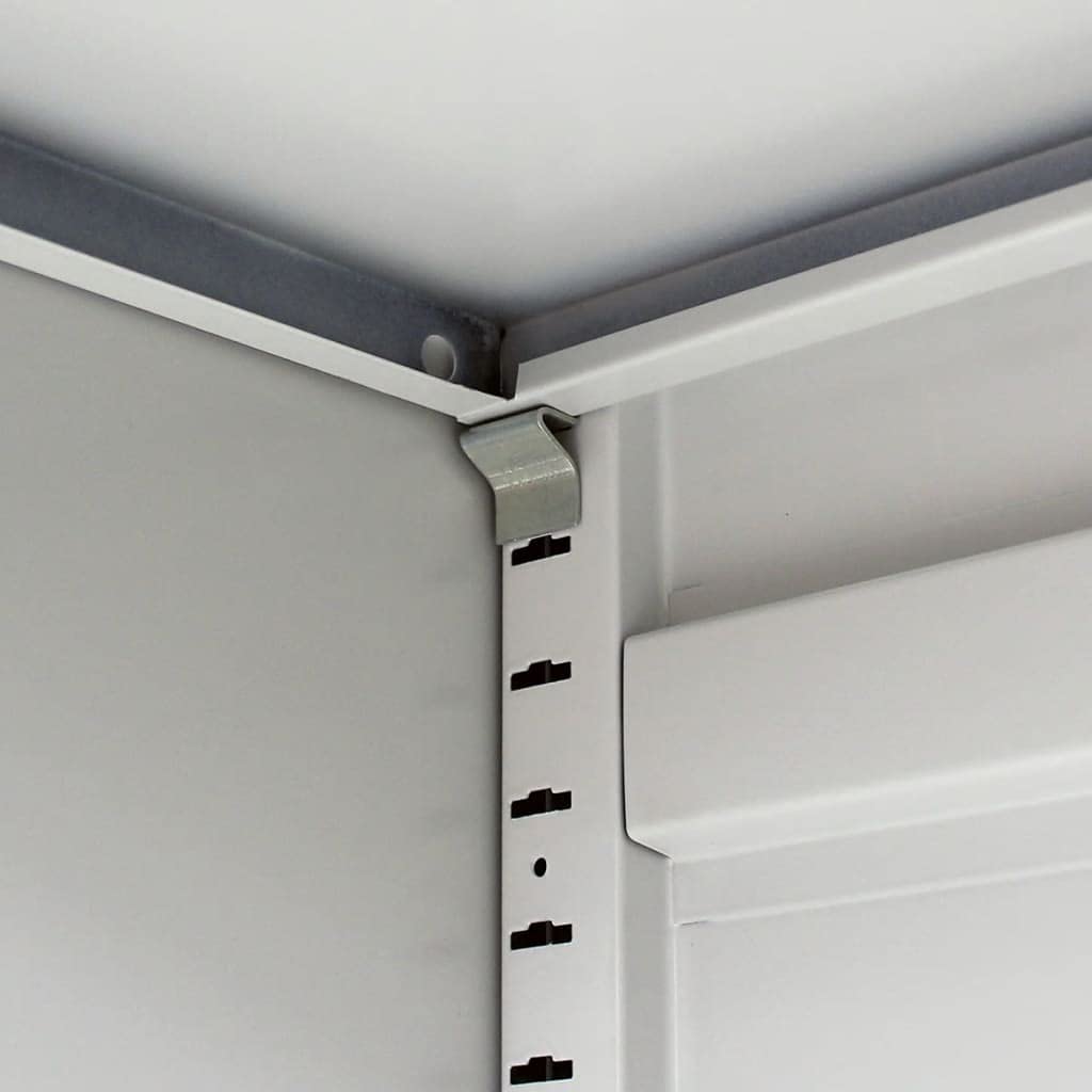 2-Door Locking Metal Storage Cabinet - 35.4
