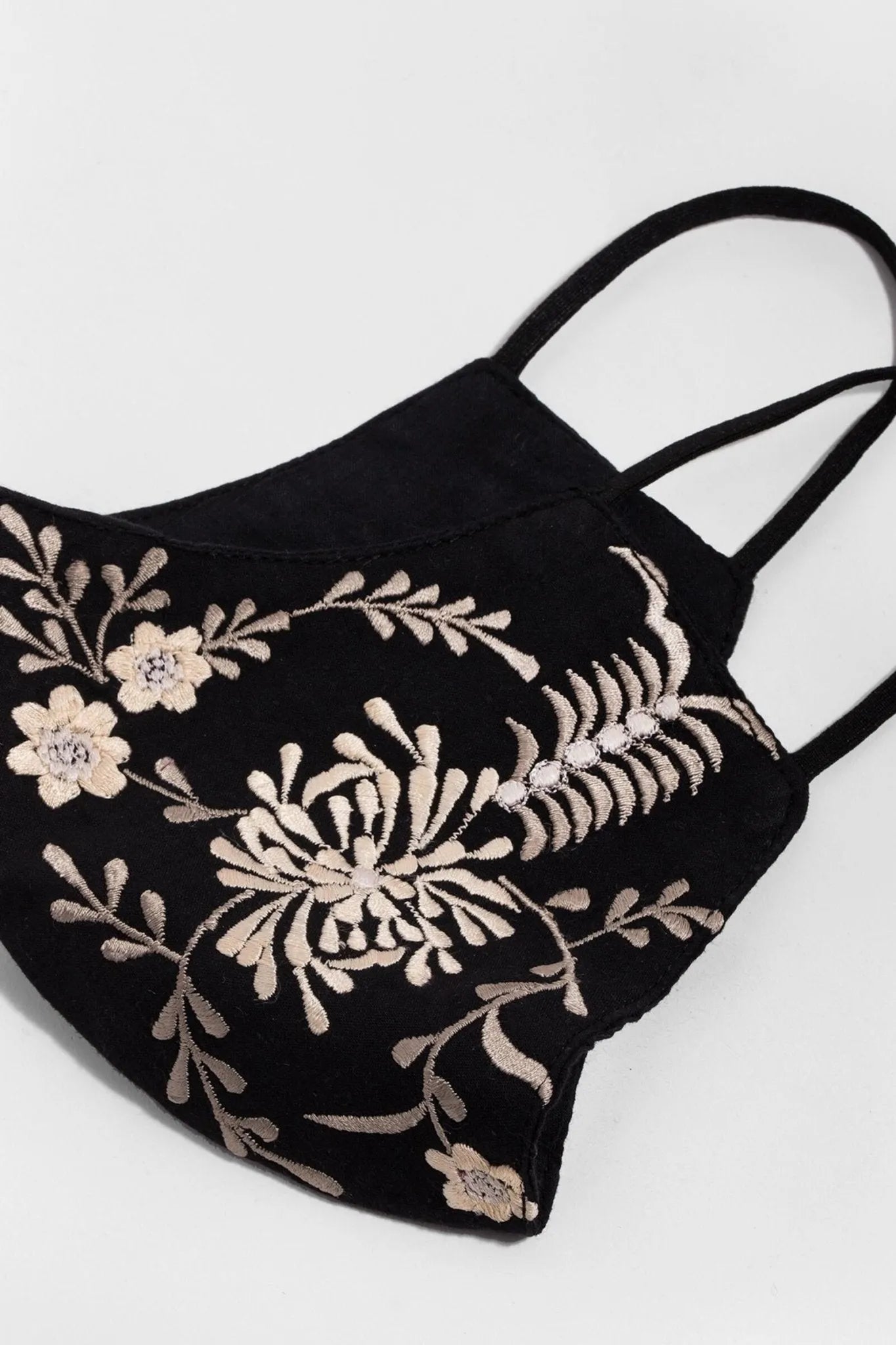 Primavera Embroidered Face Mask - Reusable Cotton Floral Design for Women & Men - Perfect for Travel, Shopping & Daily Protection