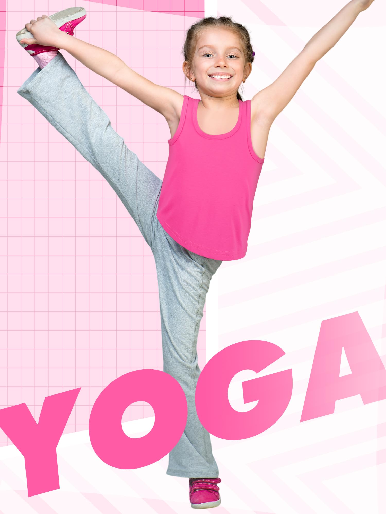 SATINIOR 6-Pack Girls Dance Tank Tops - Breathable Sleeveless Athletic Tops for Gymnastics, Ballet & Dancewear - Perfect for Dance Class, Performance & Gym Training