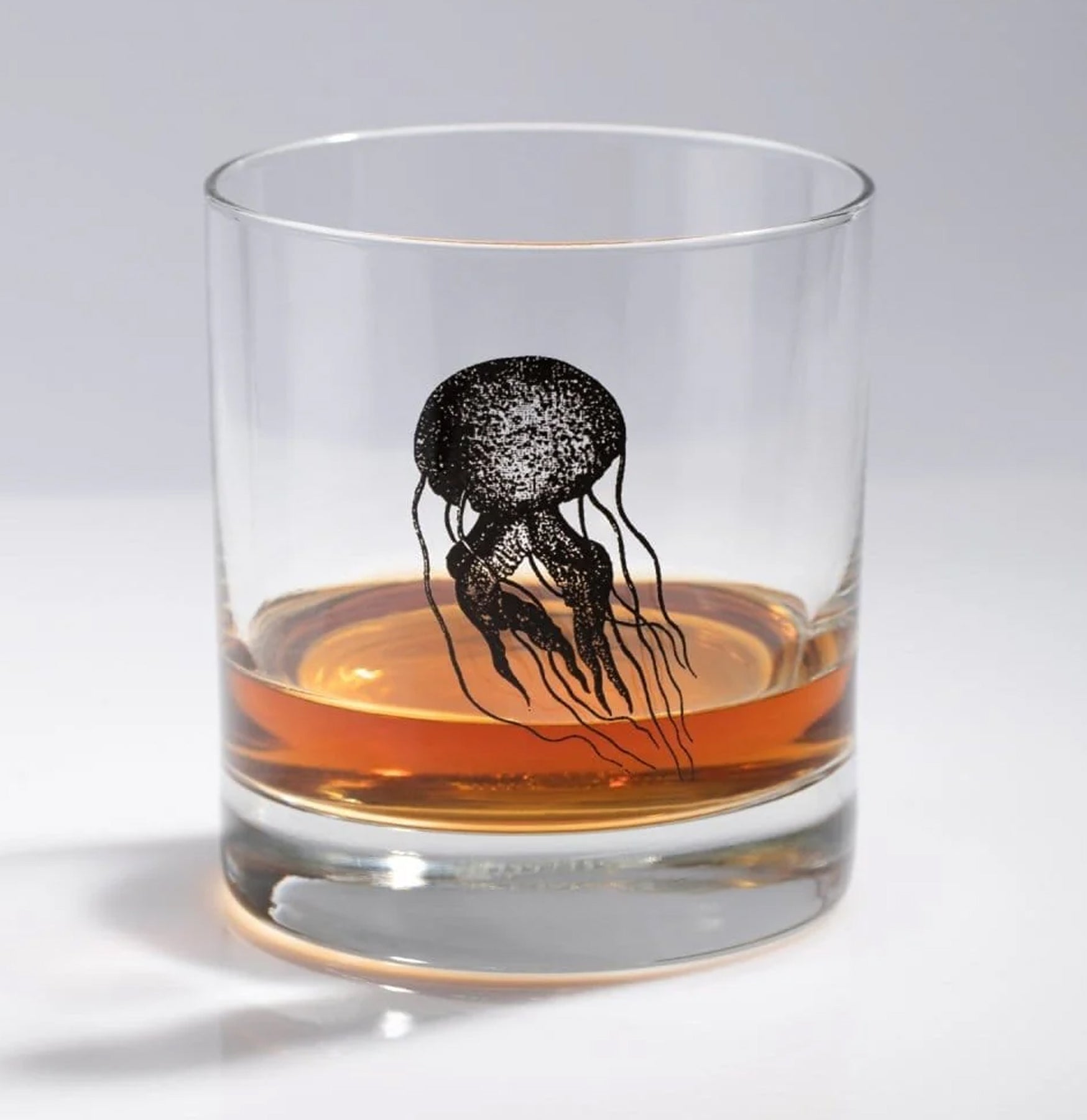 Jellyfish Cocktail Candle - Elegant Handmade Glass Candle for Home Decor, Wedding Centerpieces & Romantic Dinner Ambiance