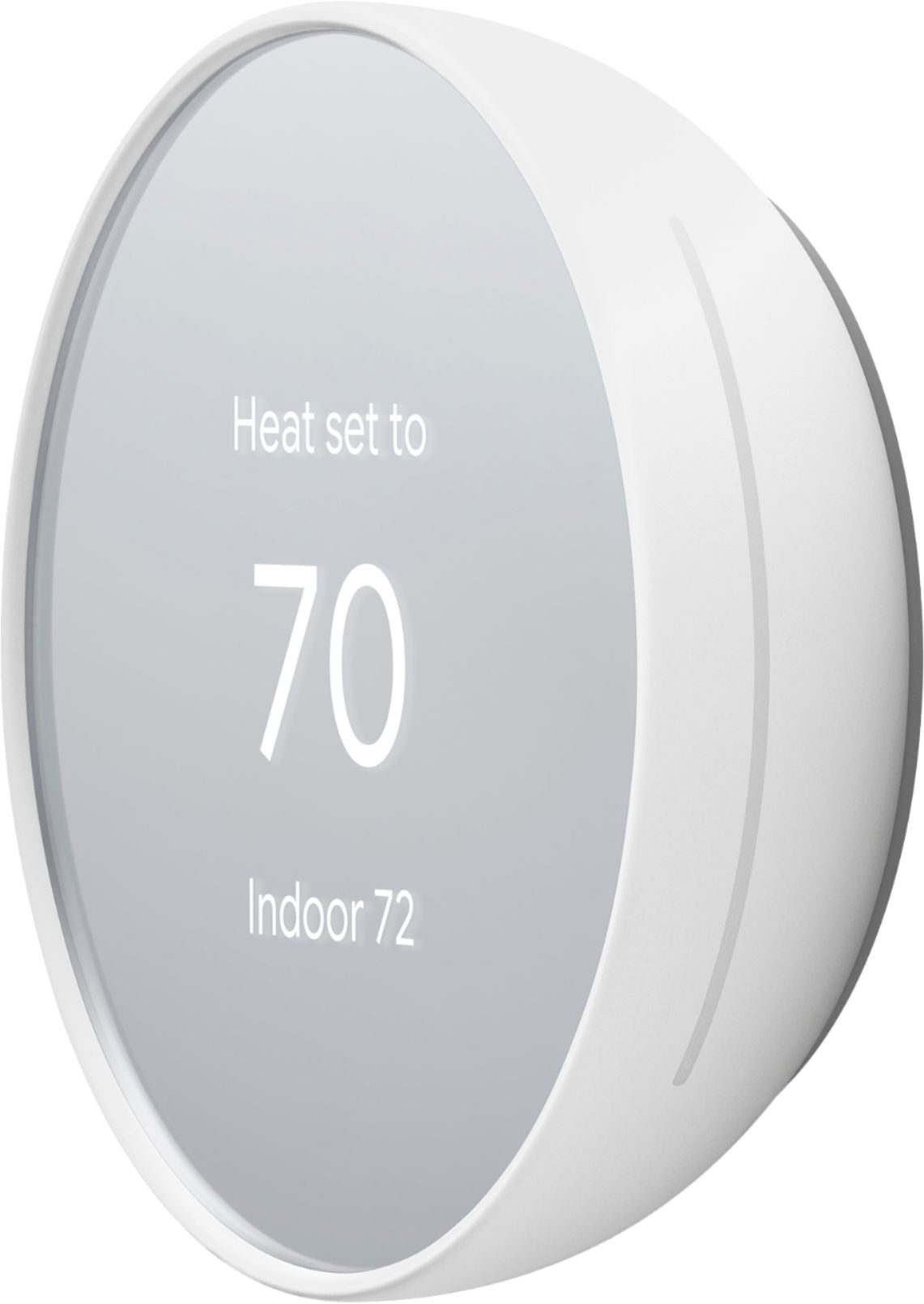 Google Nest Smart Programmable WiFi Thermostat GA01334-US - Snow White | Energy Saving Smart Home Device for Temperature Control in Living Room, Bedroom & Office