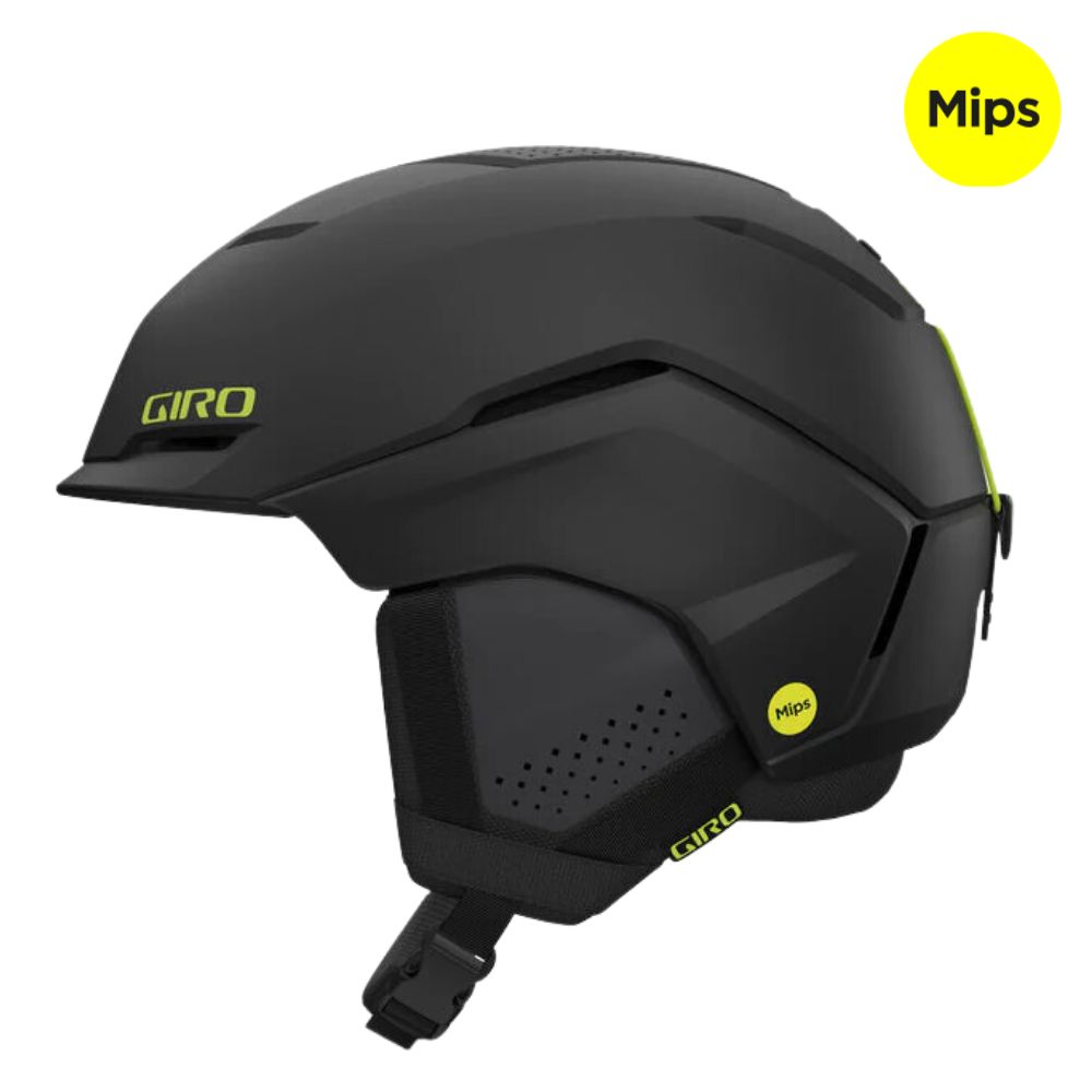 Giro Tenet MIPS Men's Ski Helmet - Lightweight, Comfortable & Safe Matte Black Snowboard Helmet for Winter Sports & Mountain Adventures