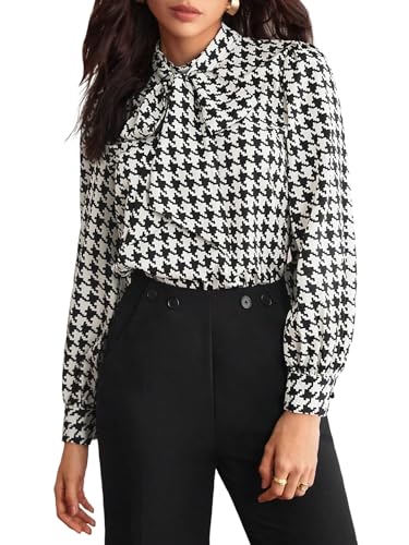 Black White Houndstooth
