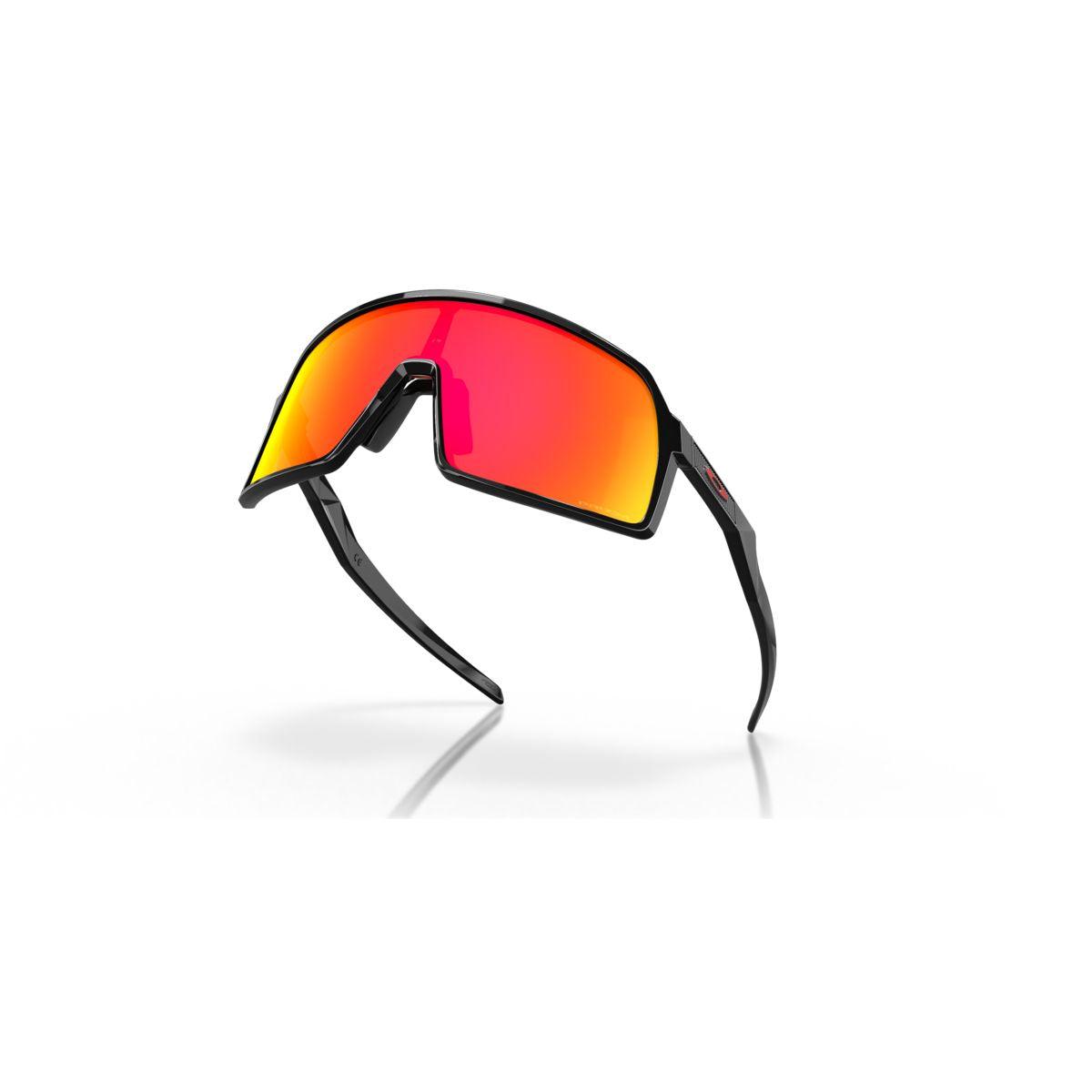Oakley Sutro S Sunglasses Polished Black with Prizm Ruby Lens - 0OO9462 946209 - Perfect for Cycling, Running & Outdoor Sports