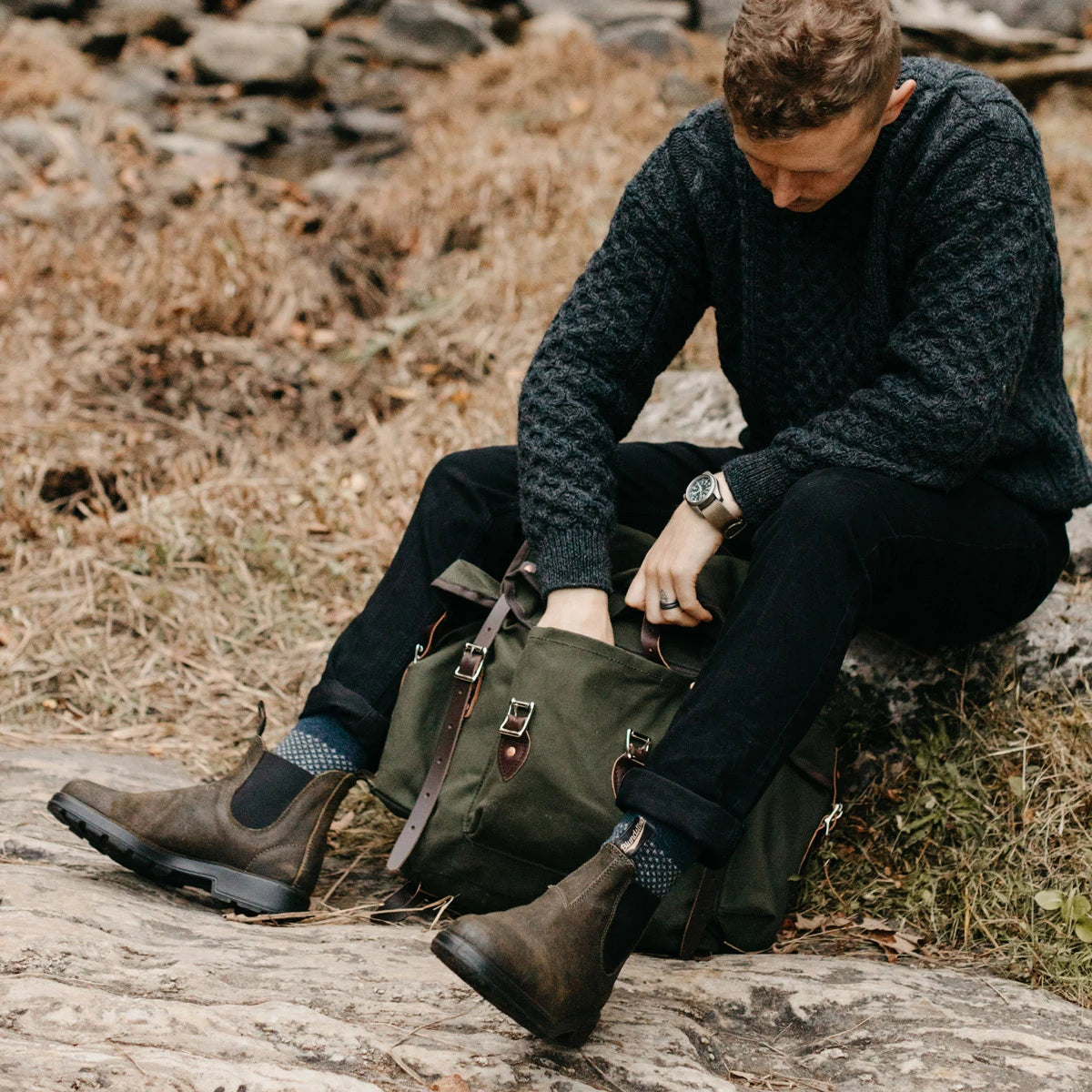 Blundstone 1615 Chelsea Boots for Men & Women - Comfortable Slip-On Ankle Boots for Work, Hiking & Everyday Wear