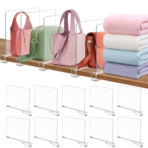 Acrylic Wood Shelf Divider