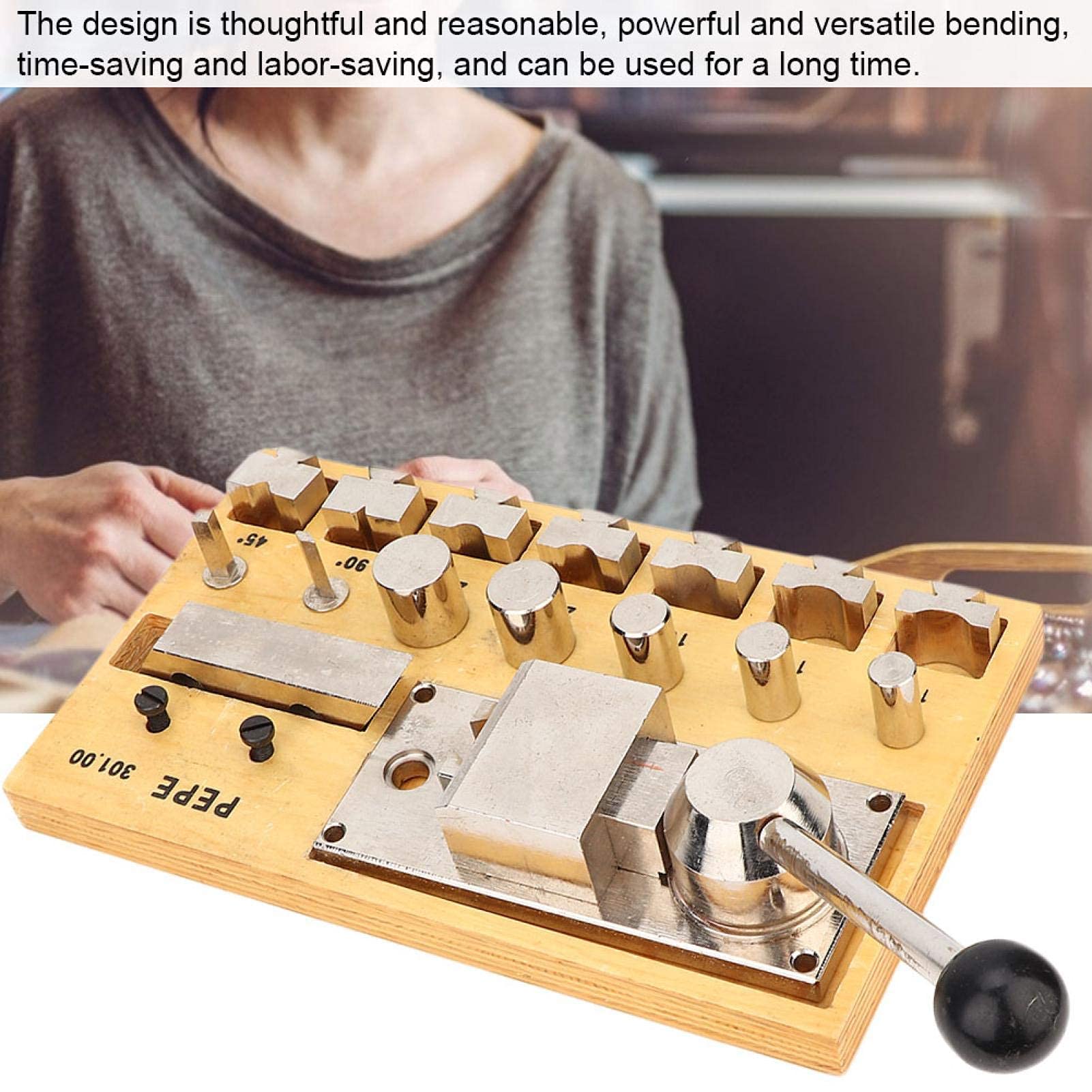 Professional Jewelry Ring Bending Machine - Multi-Functional Ring & Earring Bender Tool Set for Jewelry Making | Perfect for DIY Crafts, Jewelry Repair, and Small Business Production
