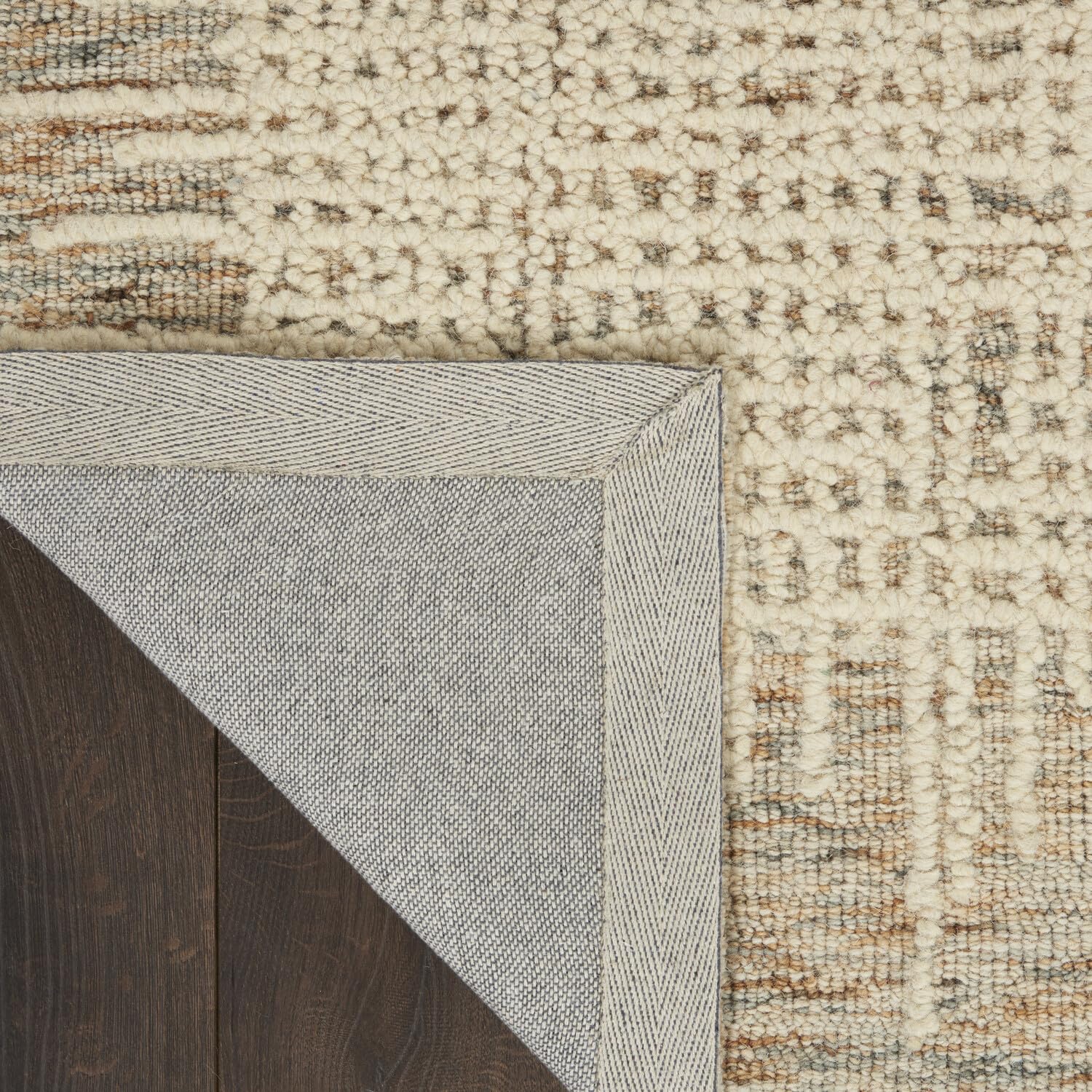 Nourison Vail Rustic Beige/Multi 5'3