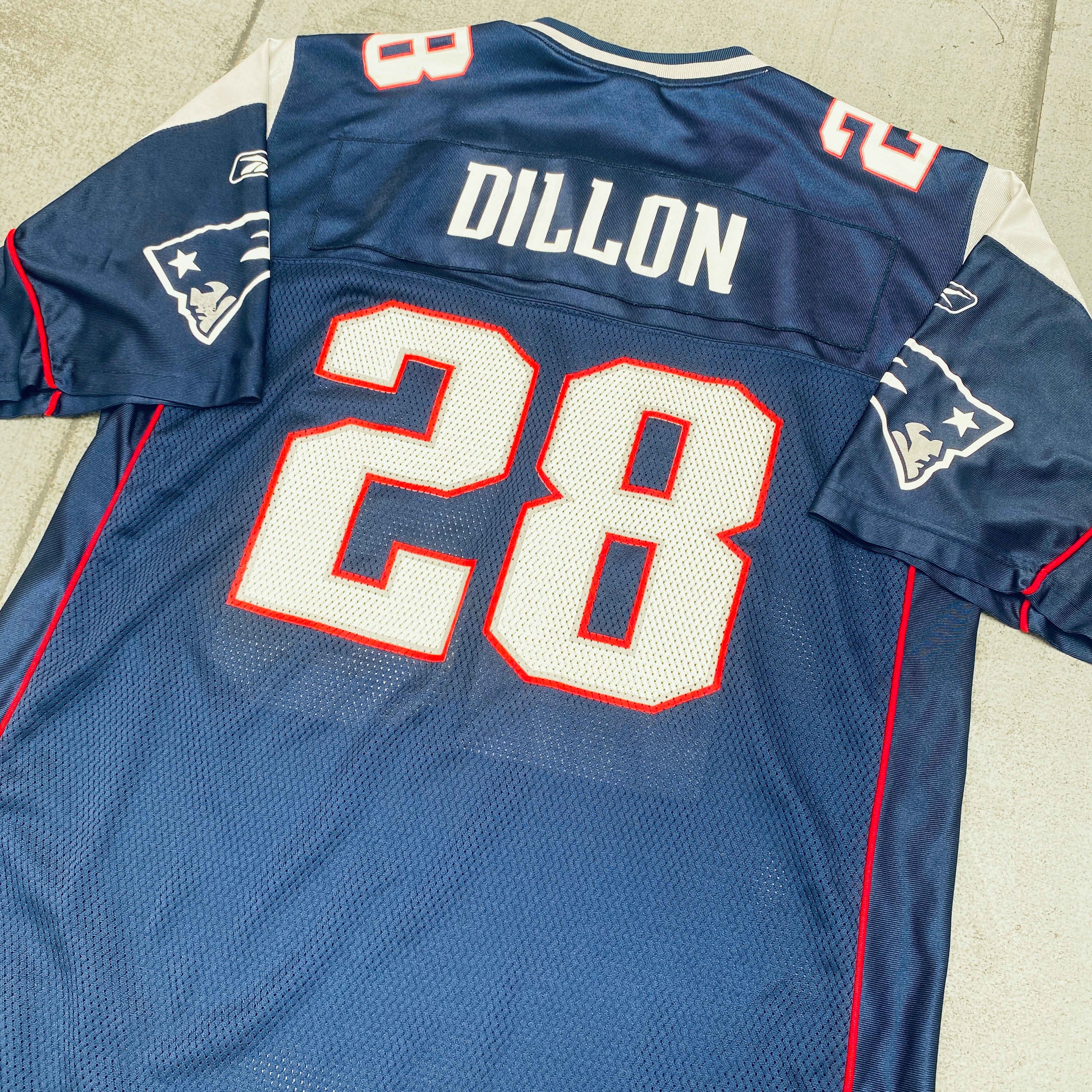 New England Patriots Corey Dillon 2004-05 Authentic NFL Jersey (Large) - Perfect for Game Day, Fan Events & Sports Memorabilia Collection