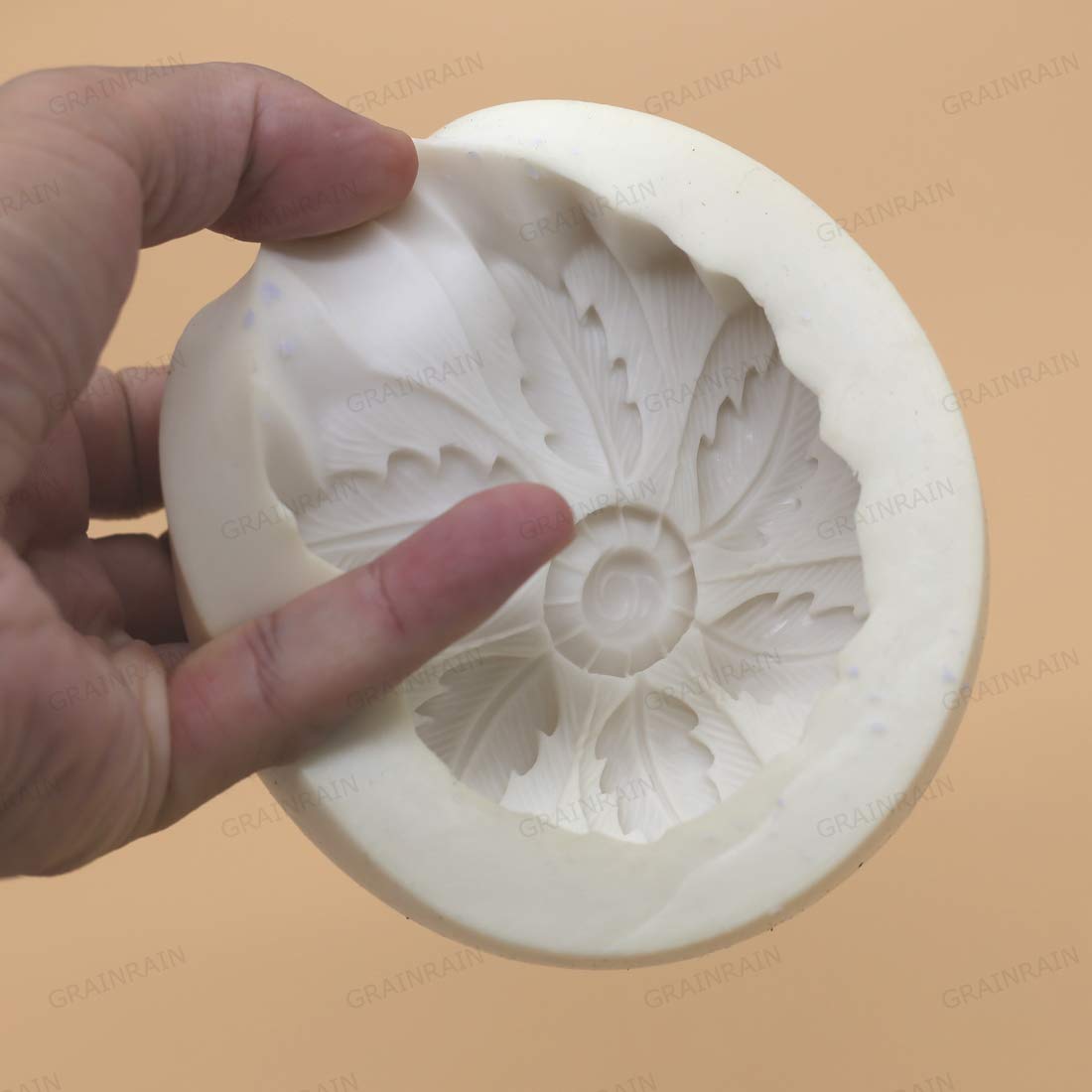GRAINRAIN Silicone Soap Molds for DIY Soap Making - 3D Flower Resin Molds for Handmade Crafts (14224) - Perfect for Homemade Soaps, Candle Making & DIY Gifts