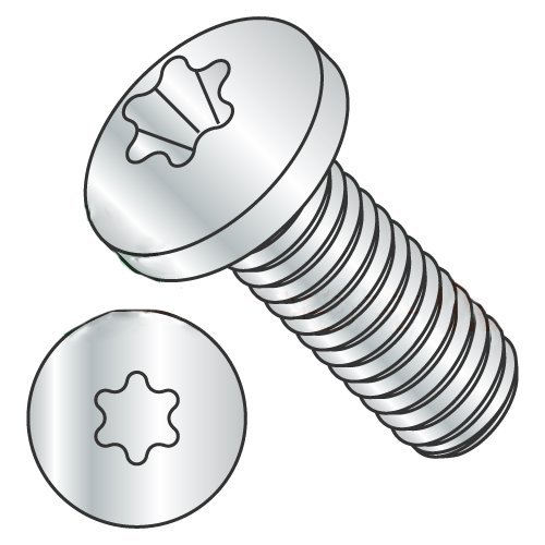 M4-0.7 x 14mm Pan Head Hex Lobed Machine Screws - Class 4.8 Zinc Plated - ISO7045 Standard (2000pcs Bulk Pack) - Perfect for Automotive, Electronics & DIY Projects