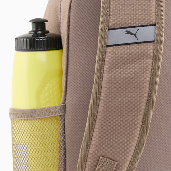 PUMA PLUS II TAUPE BACKPACK - Stylish & Durable School & Travel Backpack for Men & Women - Perfect for College, Work & Outdoor Adventures