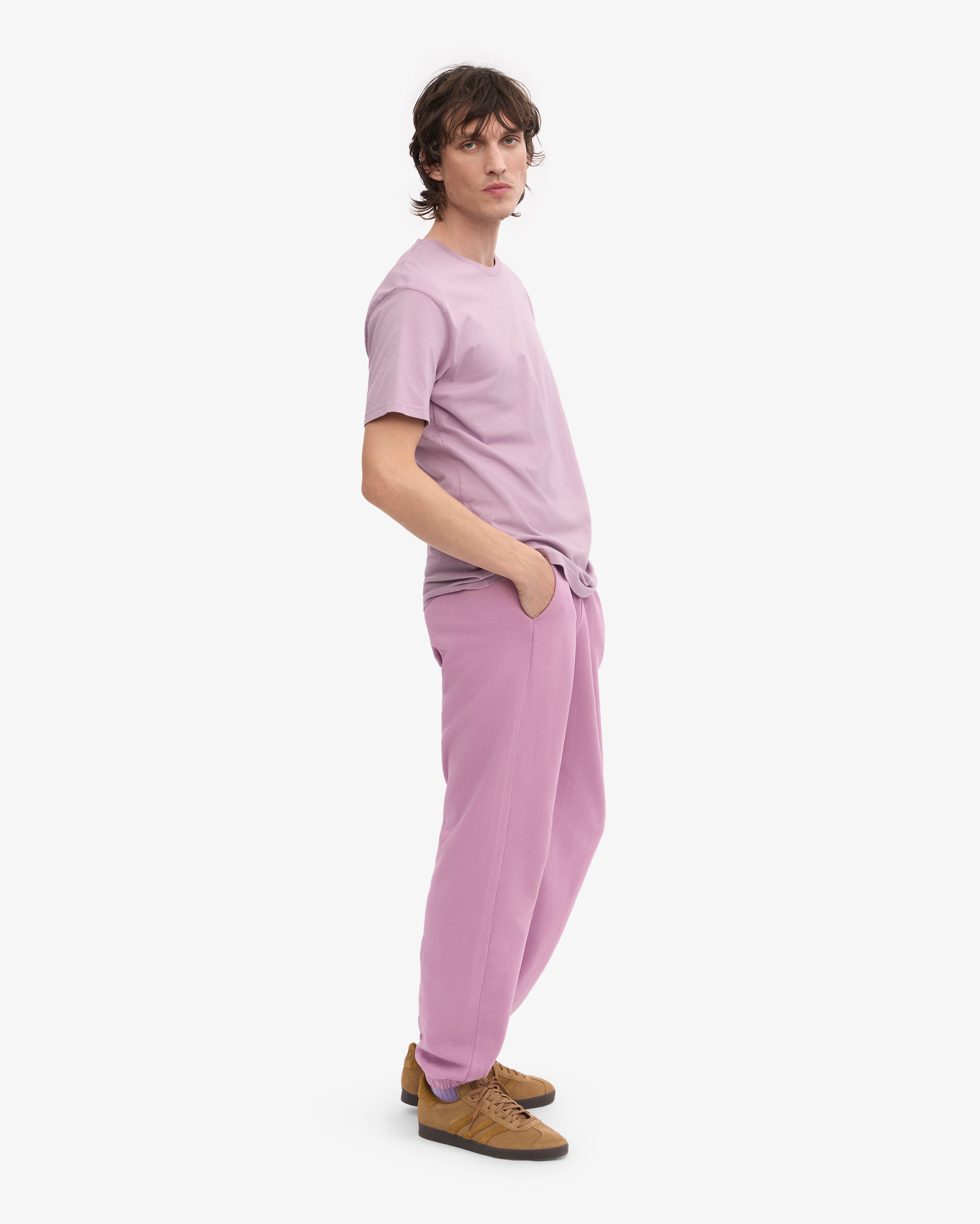 Organic Cotton Sweatpants for Women - Soft Cherry Blossom Print Lounge Pants - Perfect for Yoga, Home Relaxation & Casual Wear