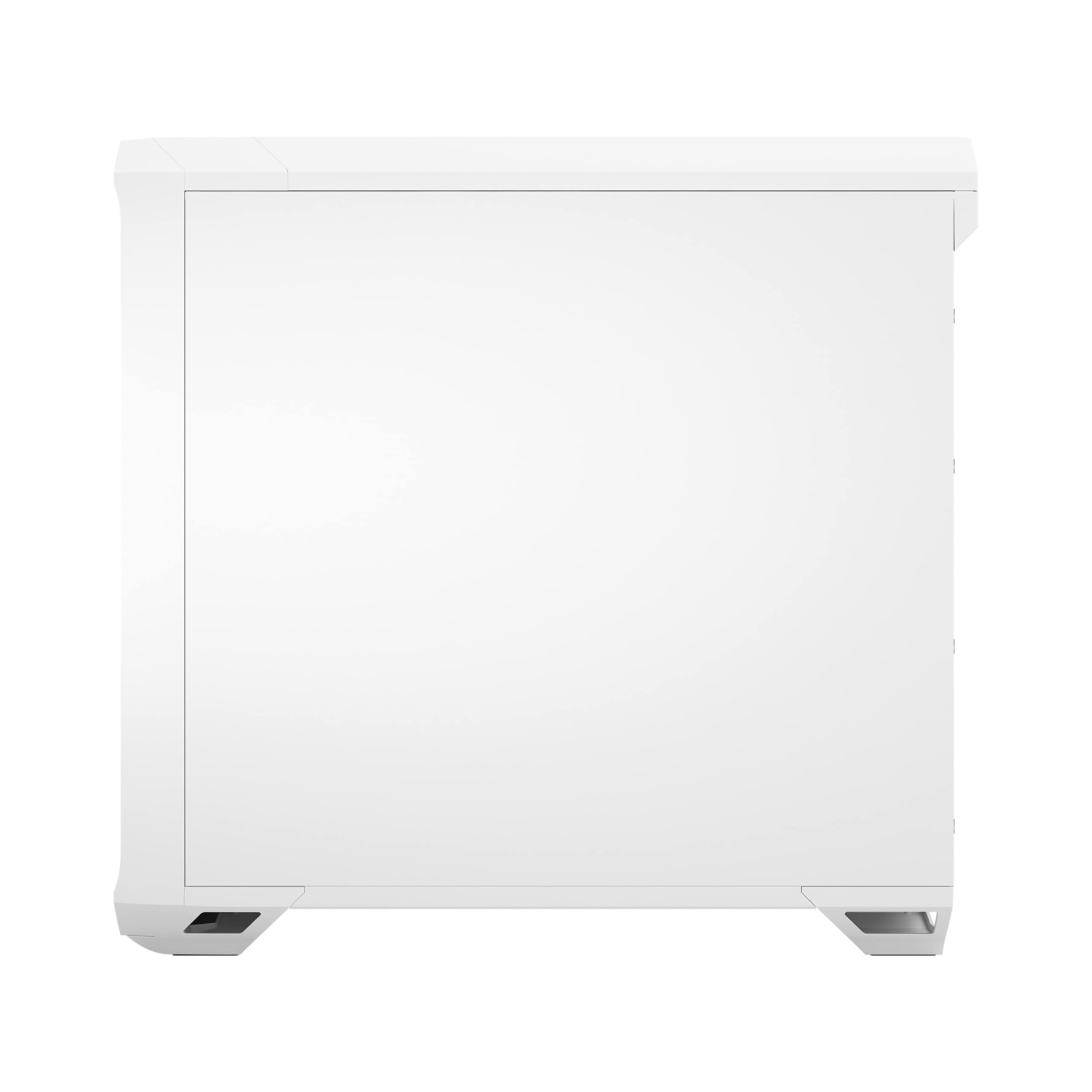 Fractal Design Torrent White E-ATX High Airflow PC Case with Tempered Glass Window - Mid Tower Gaming Computer Case for High-Performance Builds & RGB Setup
