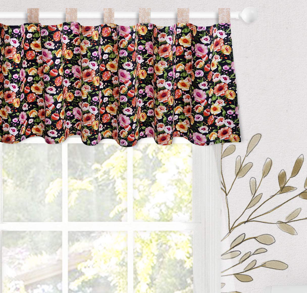 Brandream Girls Farmhouse Floral Nursery Bedding Set - Vintage Floral Crib Bedding Blanket, 6 Piece Set for Baby Shower Gift & Nursery Decor