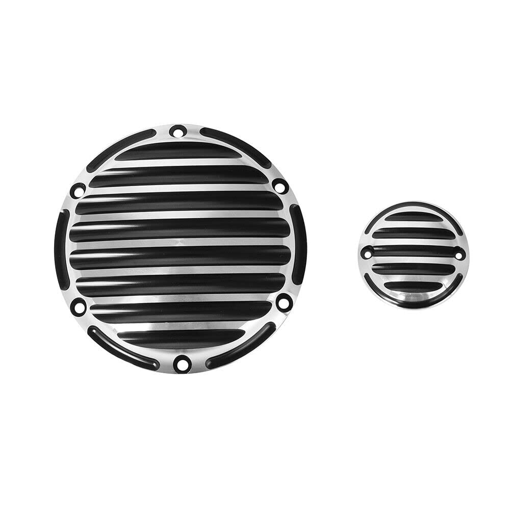 CNC Chrome Derby Cover Timer Timing Cover Protector Guard for Harley Davidson Sportster 883 1200 XL 883XL 1200XL - Engine Protection Upgrade for Motorcycle Maintenance & Customization (Chrome)