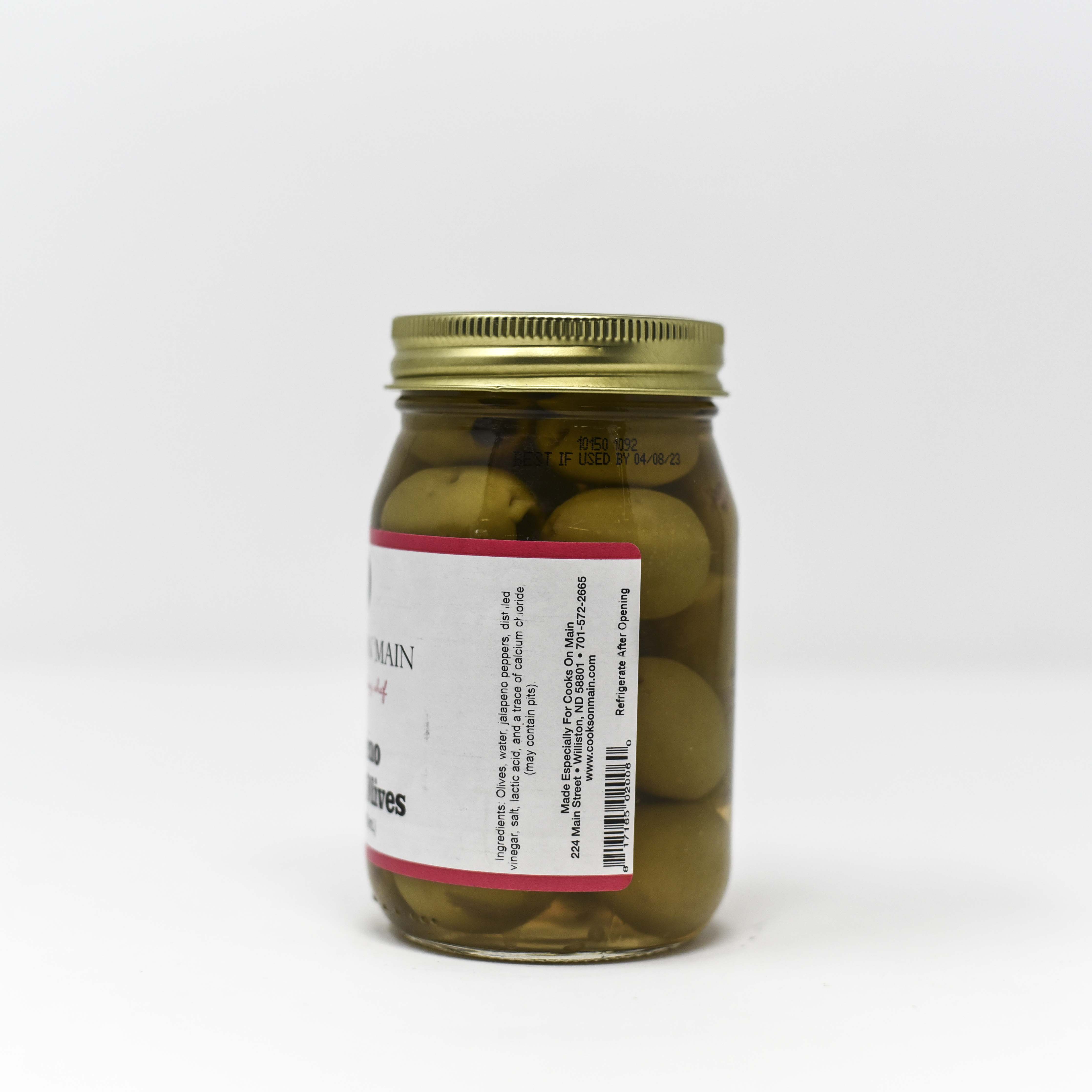 Spicy Jalapeño Stuffed Olives - Gourmet Stuffed Green Olives with Jalapeño Peppers | Perfect for Charcuterie Boards, Cocktail Garnish & Mediterranean Recipes
