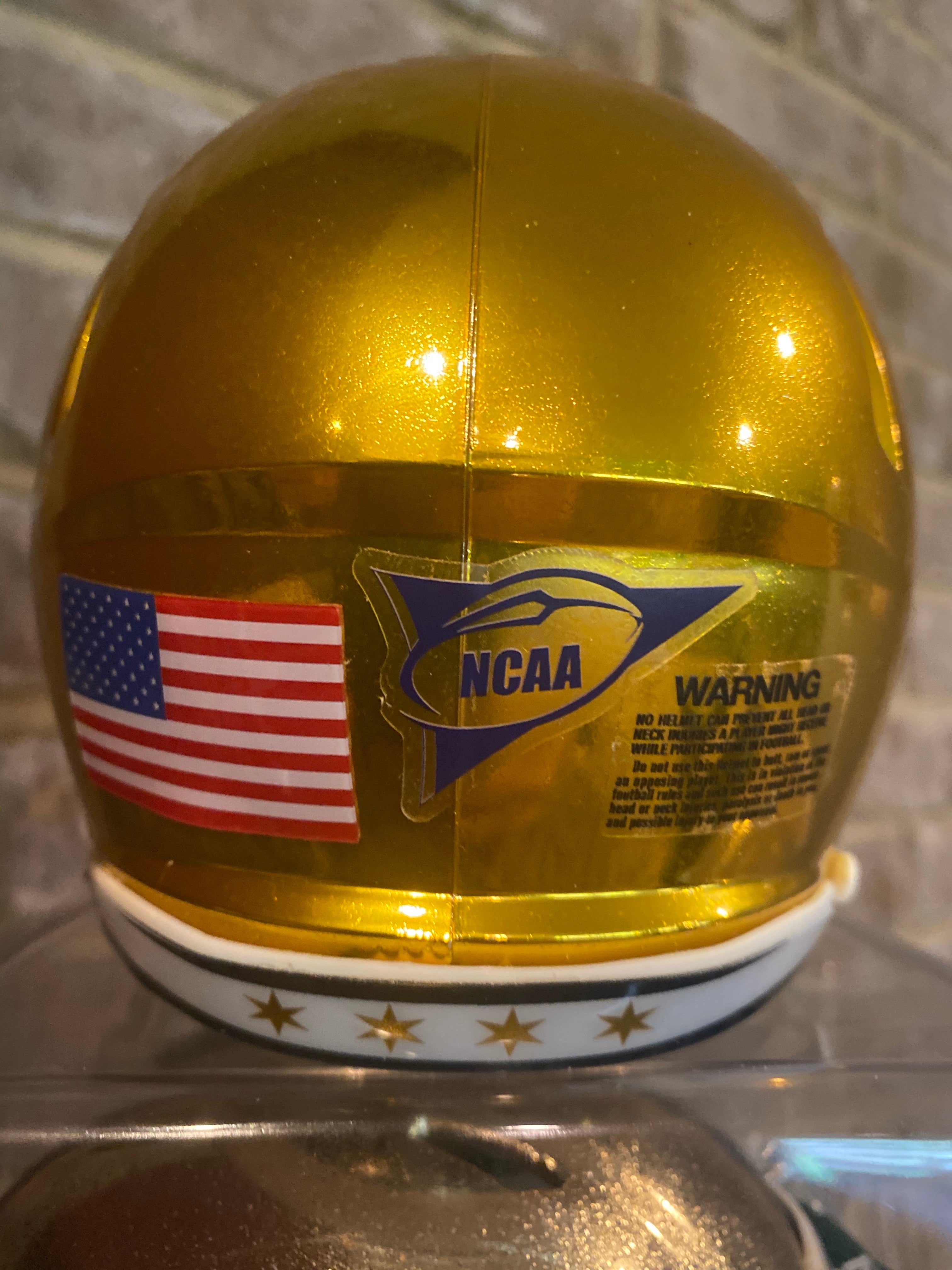 Notre Dame 2021 Shamrock Series Chicago HYDROFX Riddell Speed Mini Helmet - Collectible Football Memorabilia for Fans & Sports Enthusiasts - Perfect for Display, Gifts, and Game Day Decor