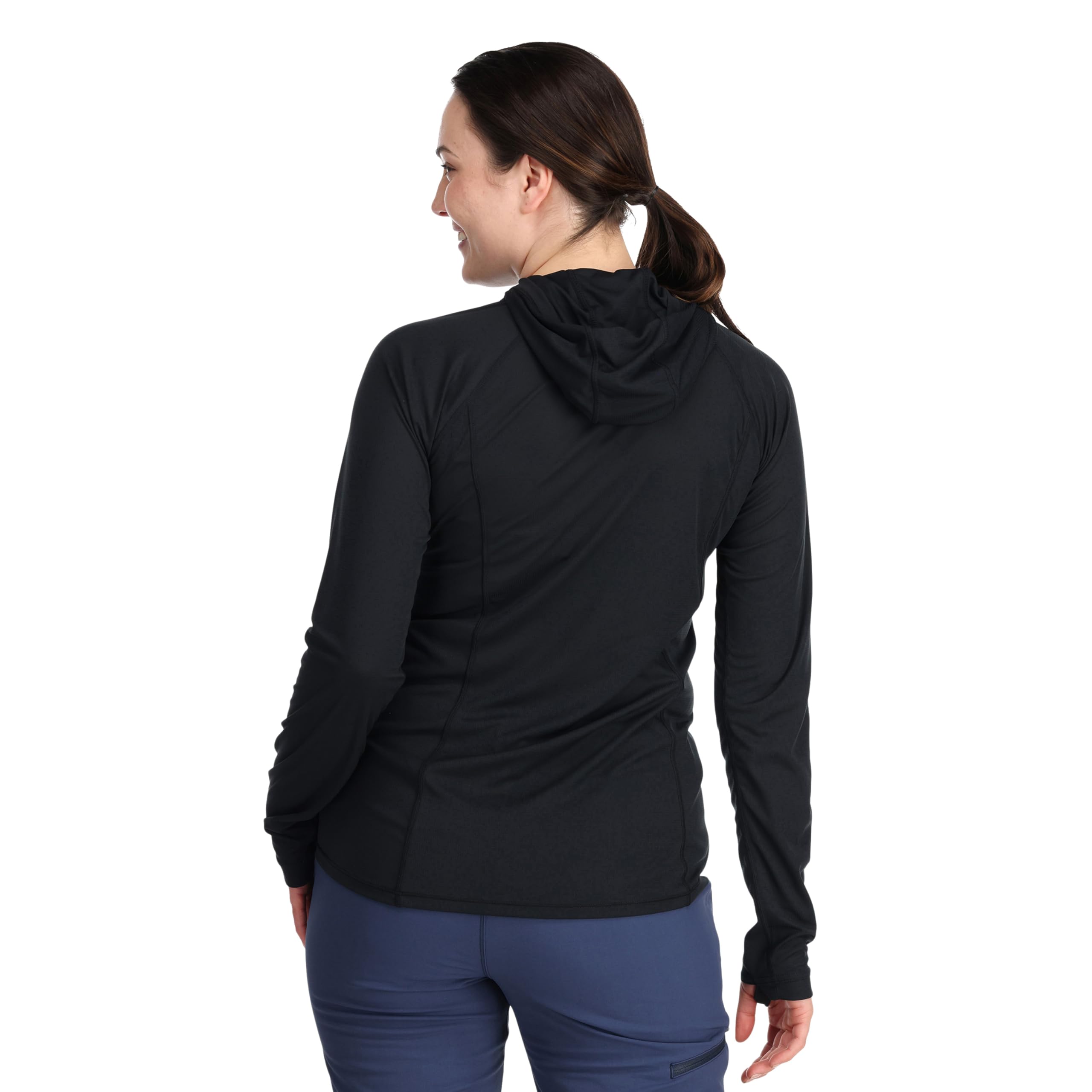Outdoor Research Women's Echo Hoodie - Lightweight Sun Protection UPF 50+ Hooded Shirt for Hiking, Running & Outdoor Activities