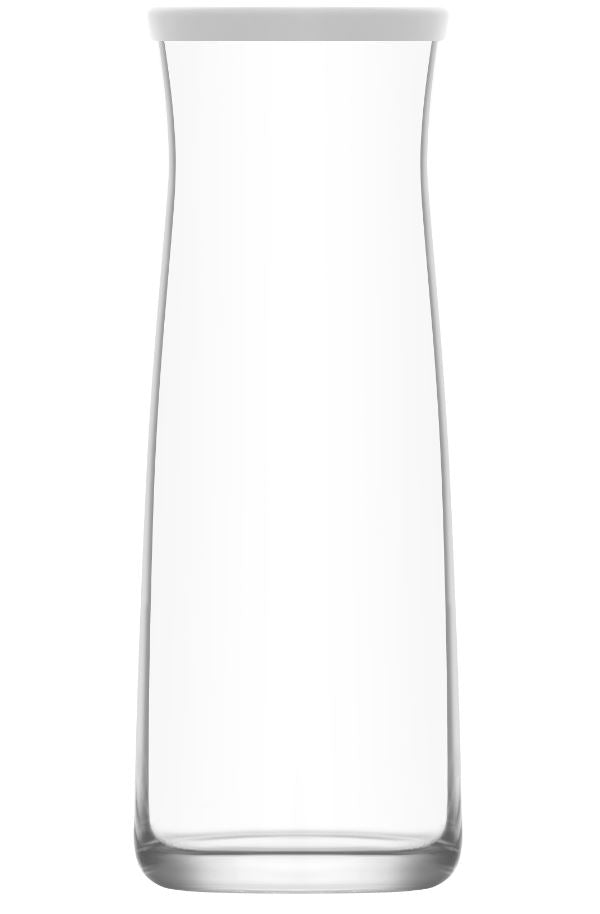 1.2L Glass Carafe with Lid - 3.25x9.75 Inches - Perfect for Coffee, Tea, Water & Juice Serving at Home or Office